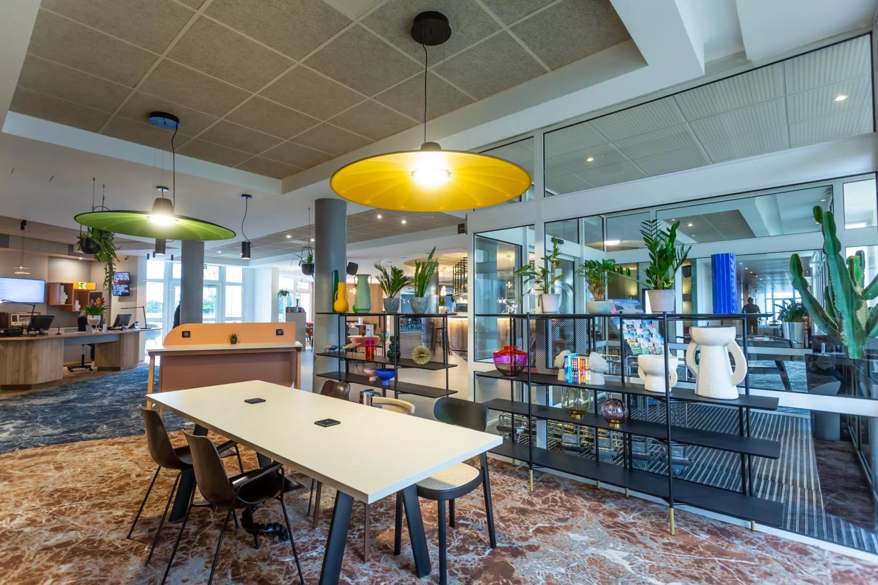 Lobby or reception in Novotel Bourges