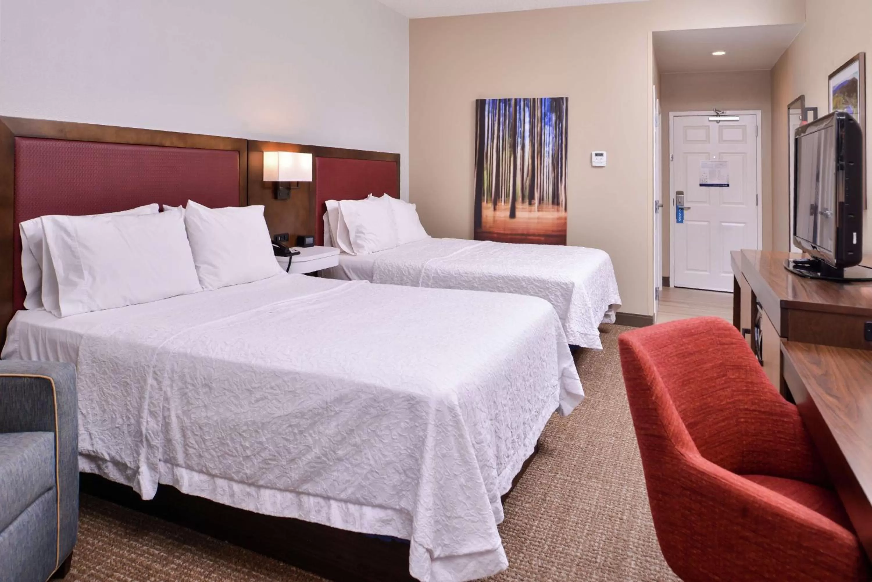 Bedroom, Bed in Hampton Inn Lexington Historic Area