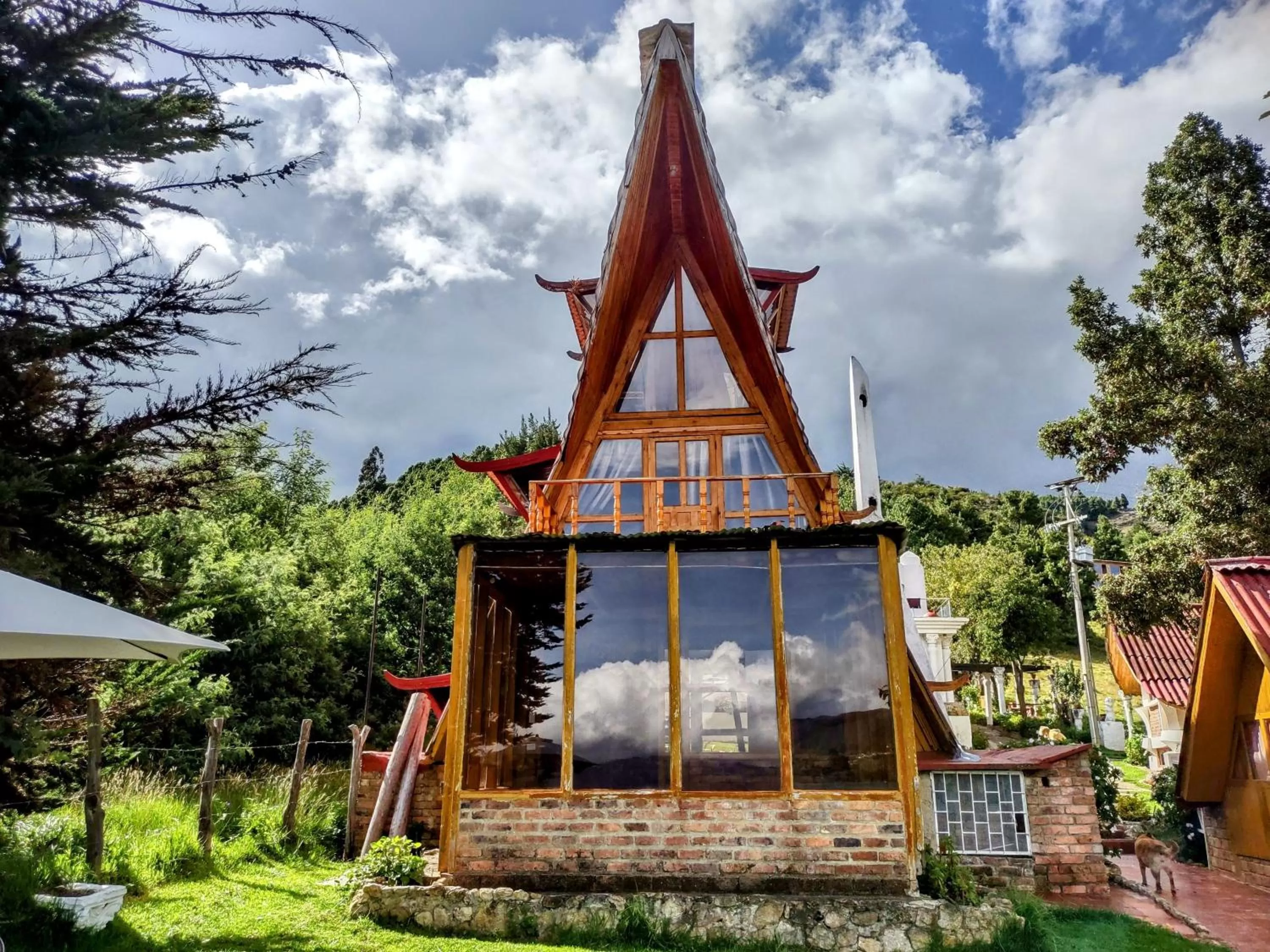 Property building in Refugio Génesis habitaciones Lago de Tota