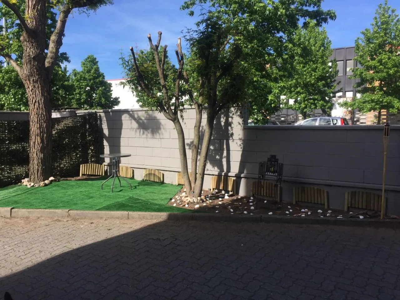 Garden view in Nuovo Hotel Vigevano