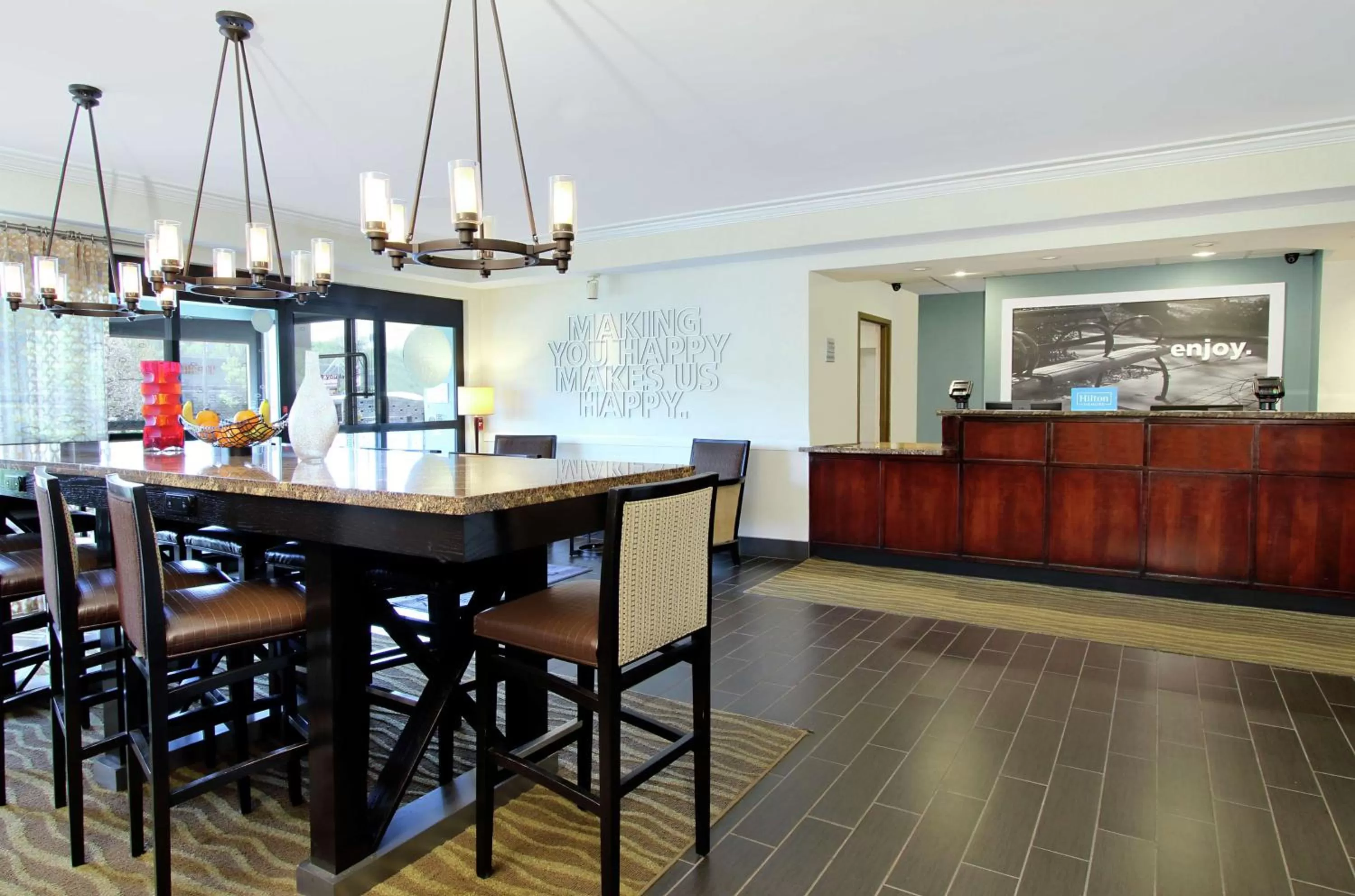 Lobby or reception in Hampton Inn Philadelphia-Great Valley