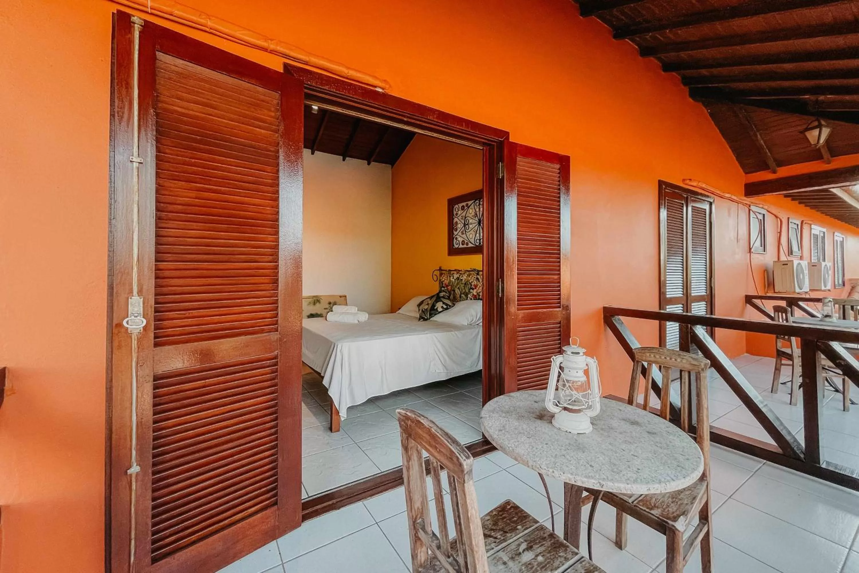 Patio, Bed in Pousada Sabledor