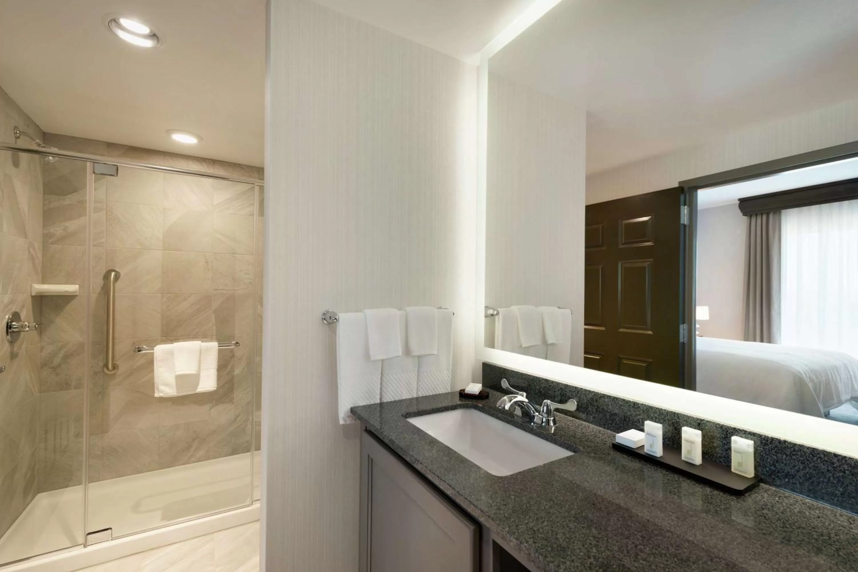 Bathroom in Embassy Suites Charlotte/Ayrsley