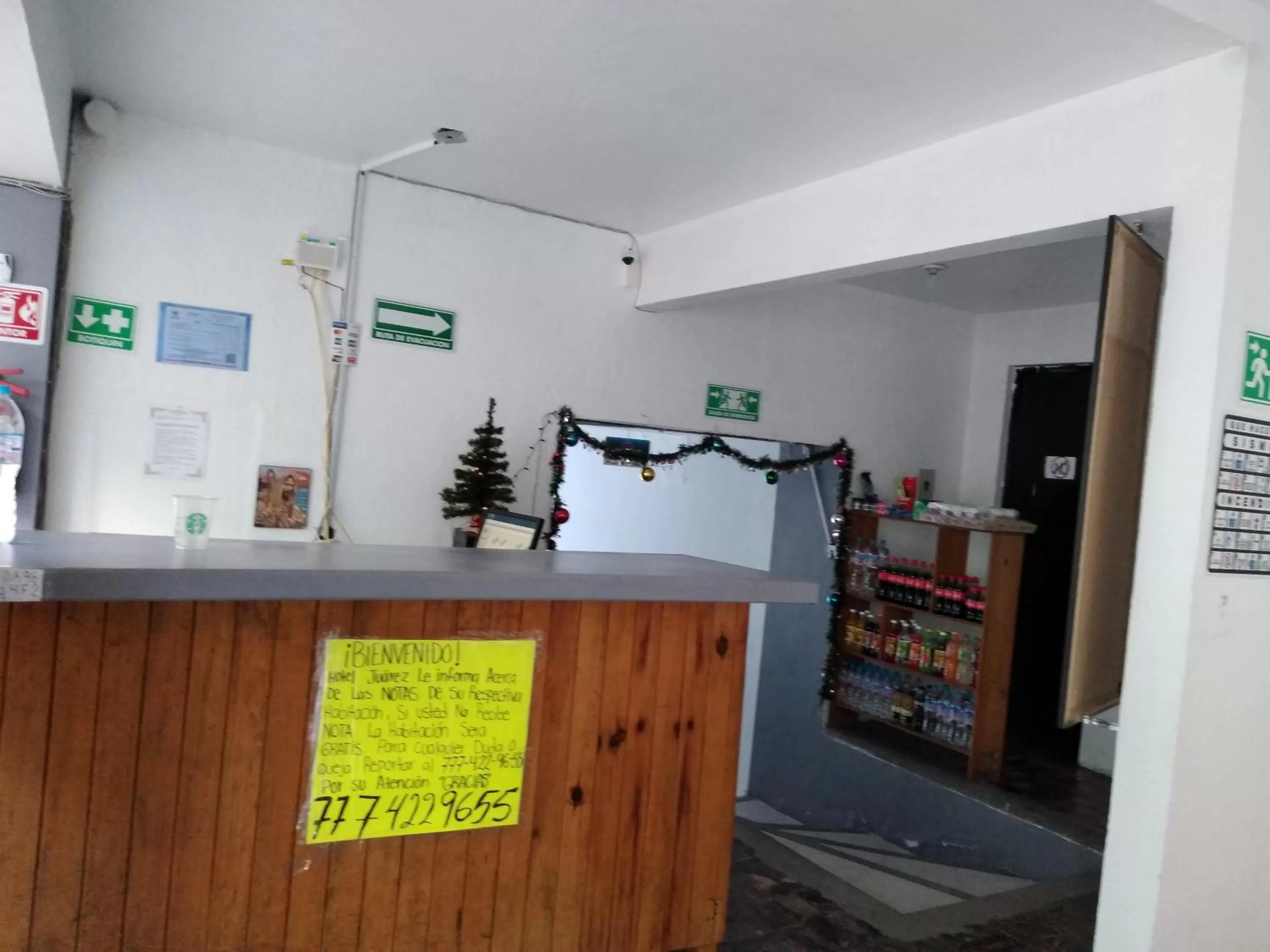 Lobby or reception in Hotel Juarez