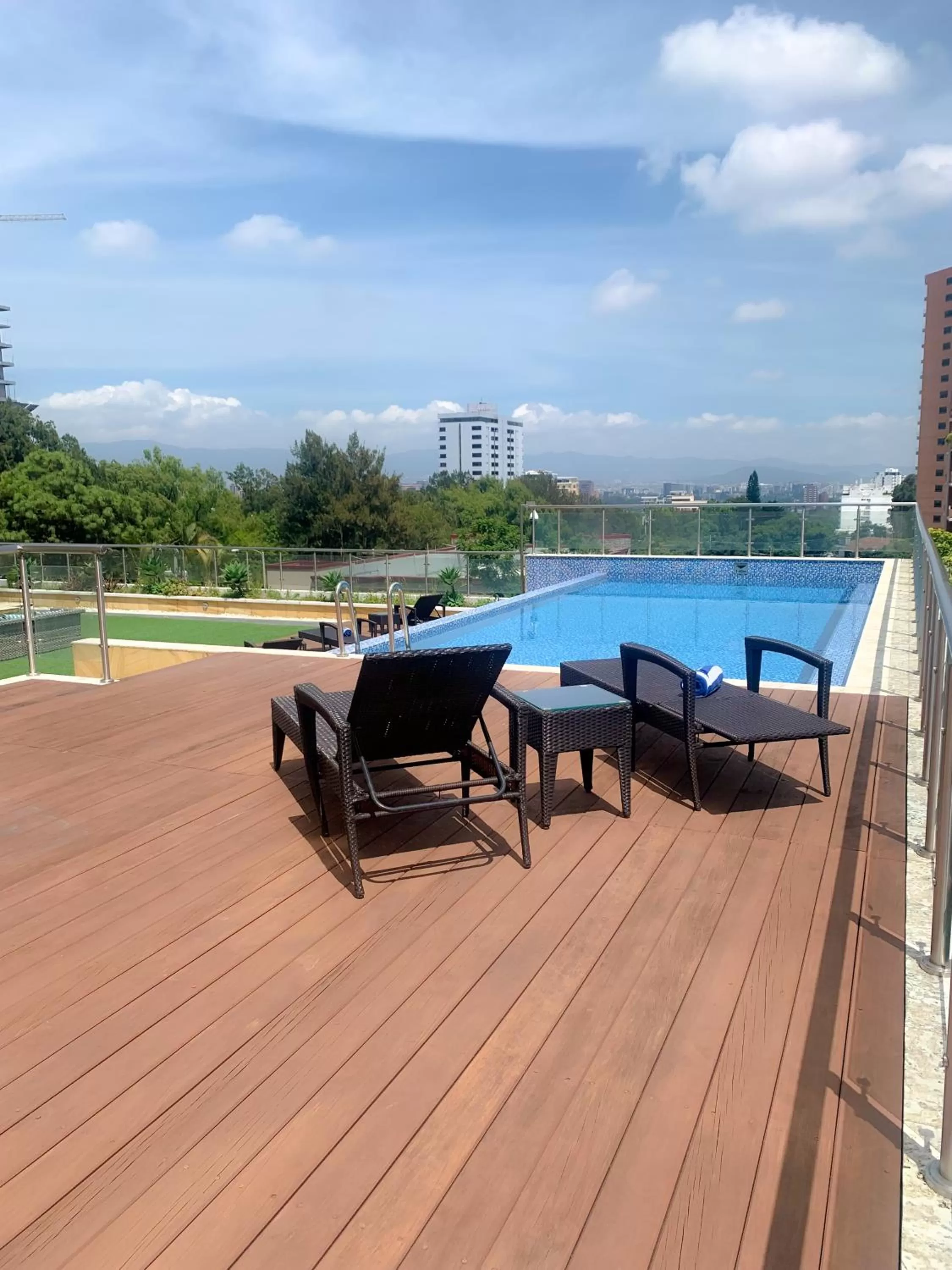 Pool view in Hotel Vista Quince