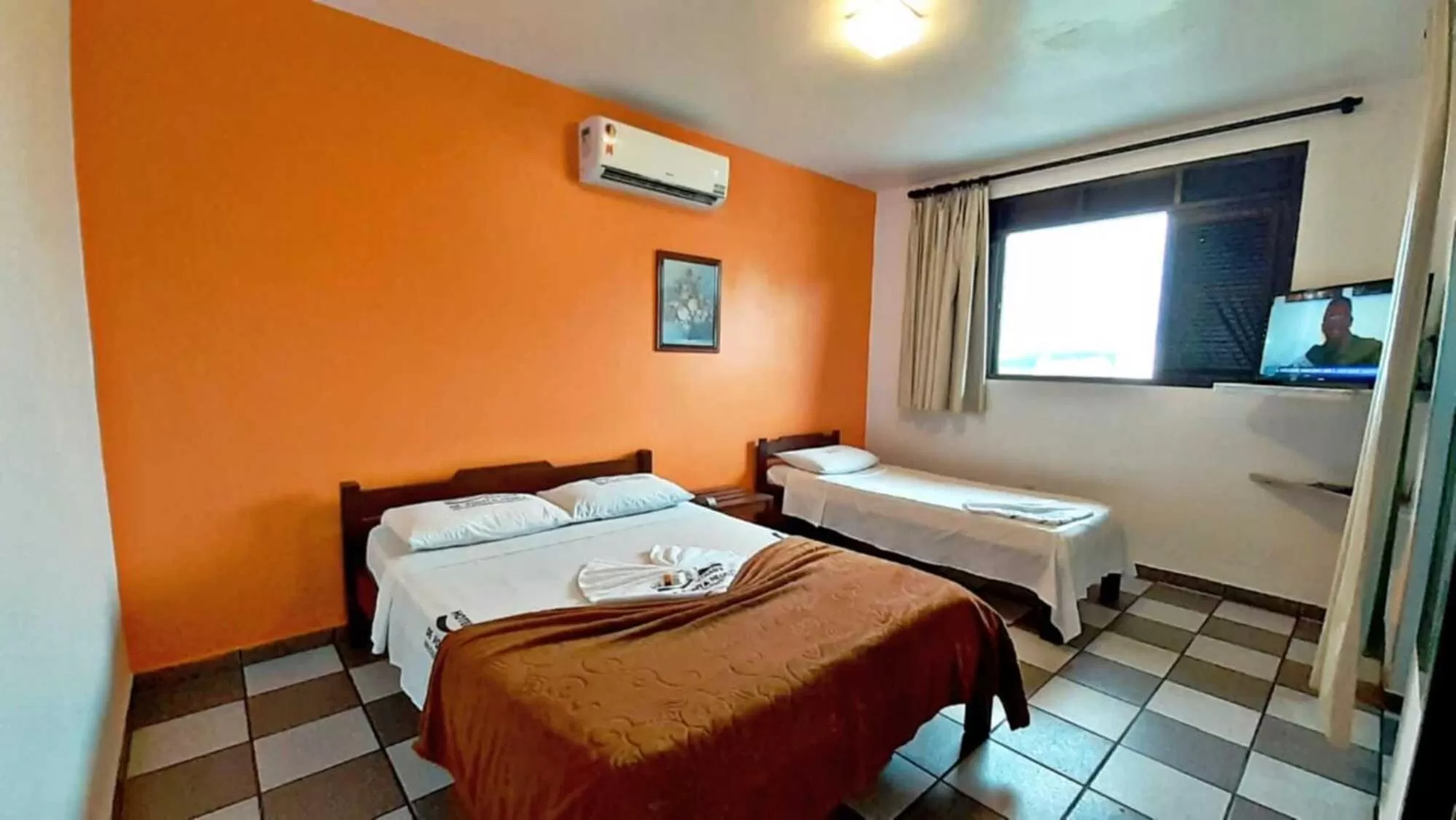 Bed in Hotel Enseada de Ponta Negra