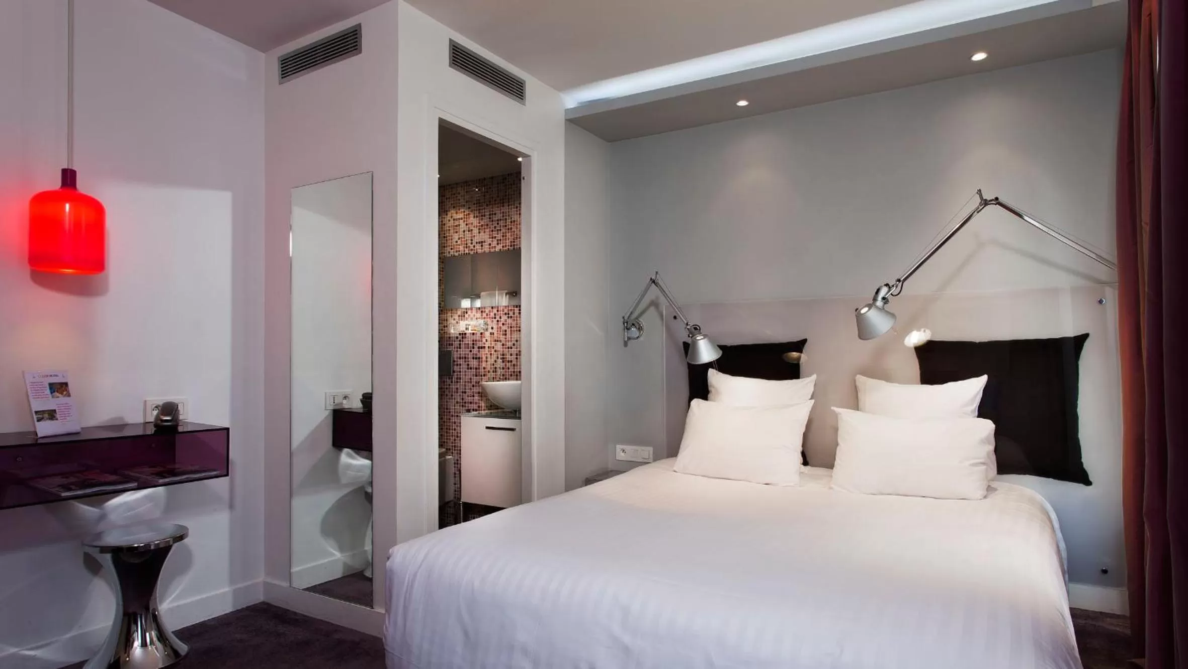 Bed in Color Design Hotel