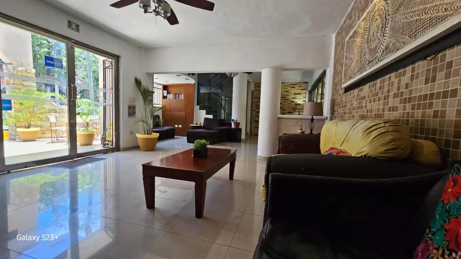 Living room in Hotel Colonial Cancun