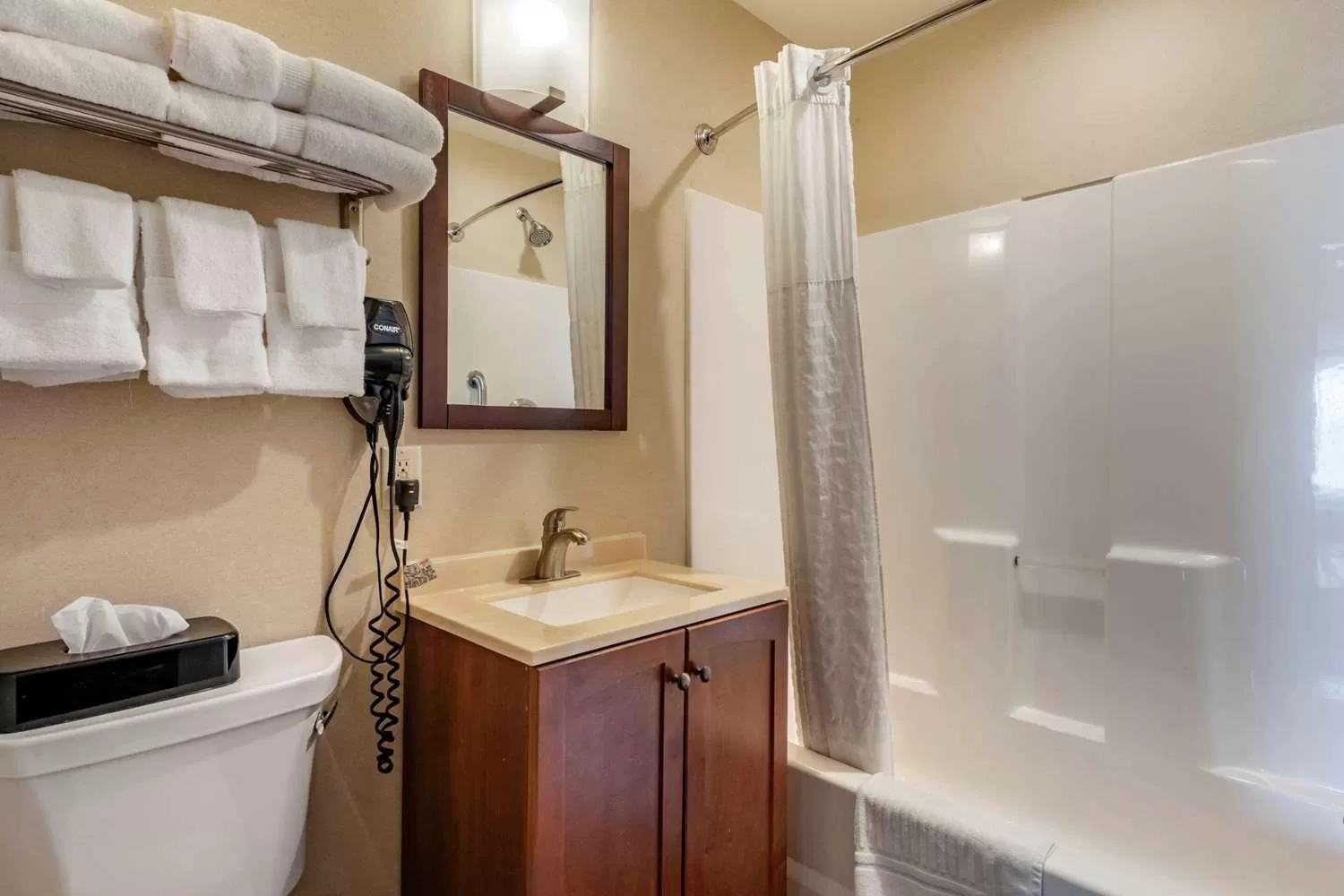Shower in Comfort Inn & Suites Triadelphia - Wheeling