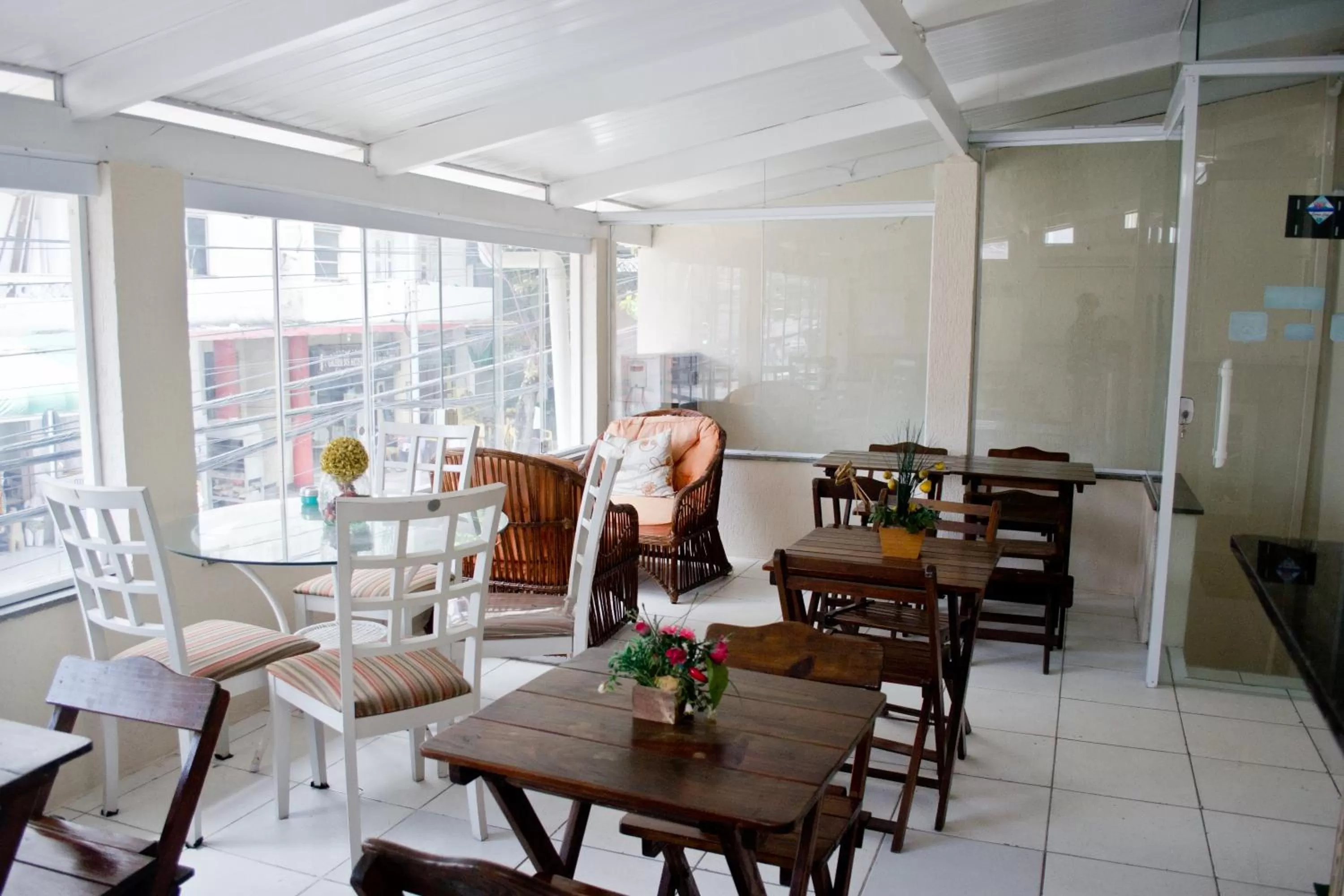 Balcony/Terrace, Restaurant/Places to Eat in Pousada Corais da Barra