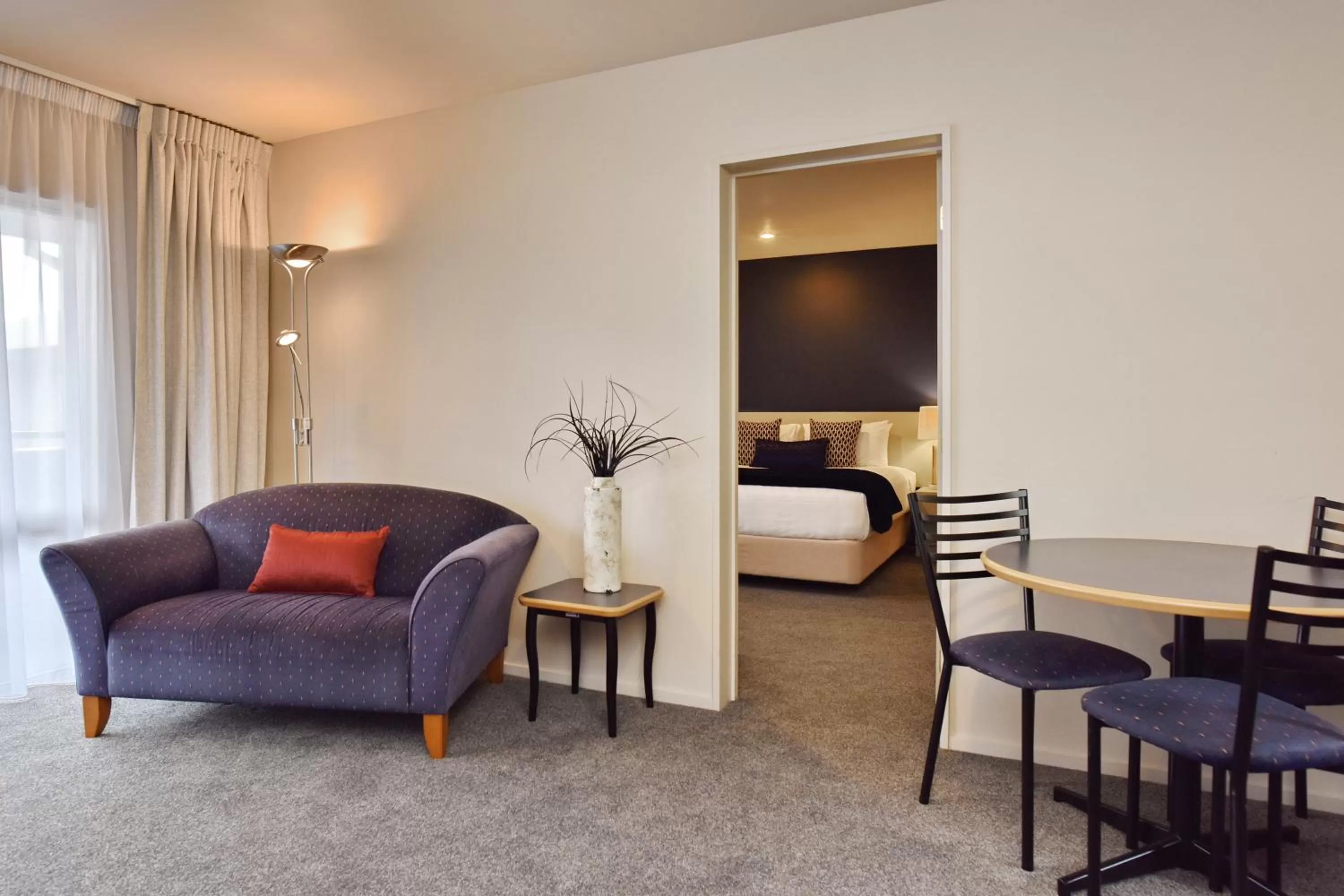 Living room, Bed in The Suites Ashburton