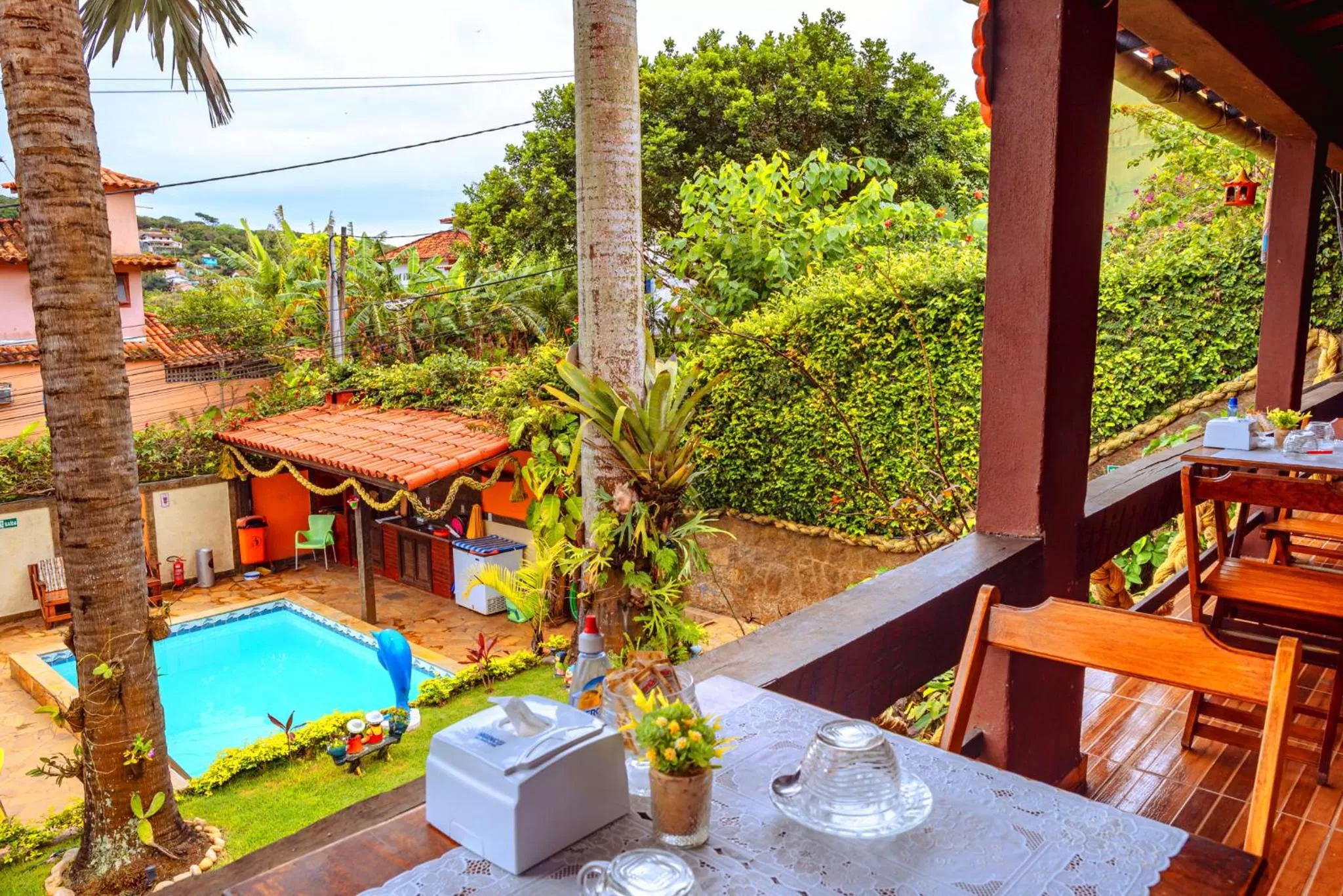 Patio in Suítes Casa do Barão