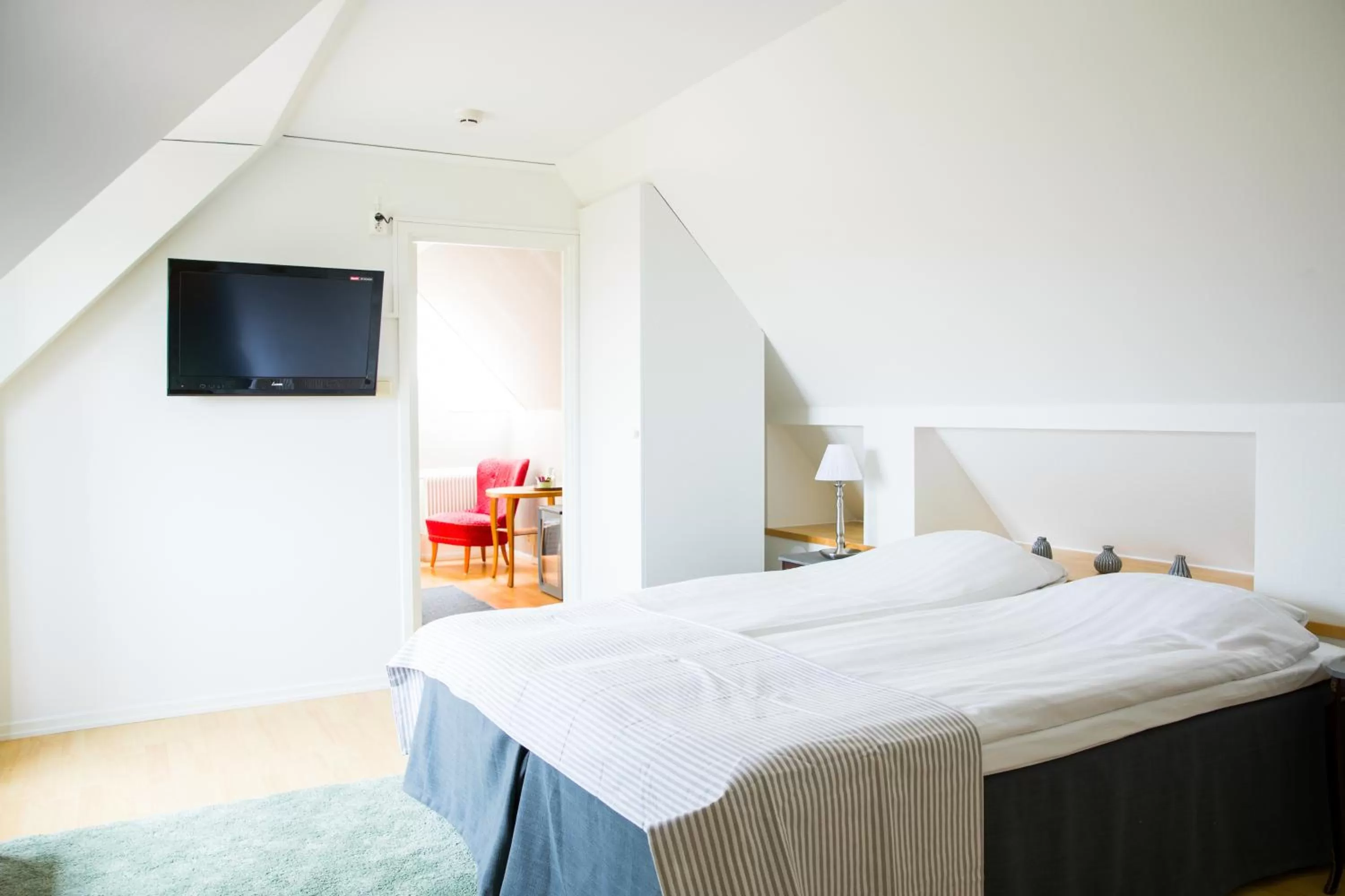 Bed in Hotell Breda Blick