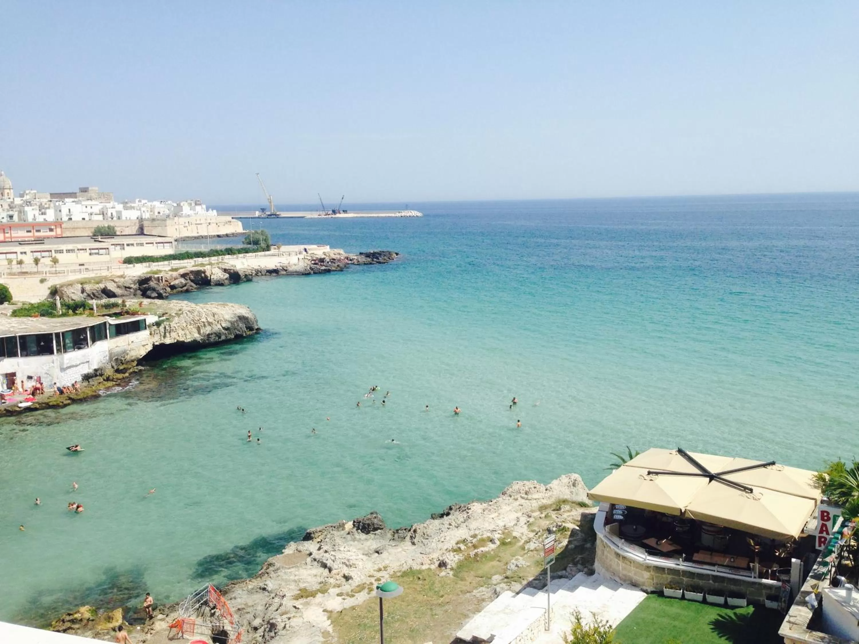 Beach in B&B Portorosso