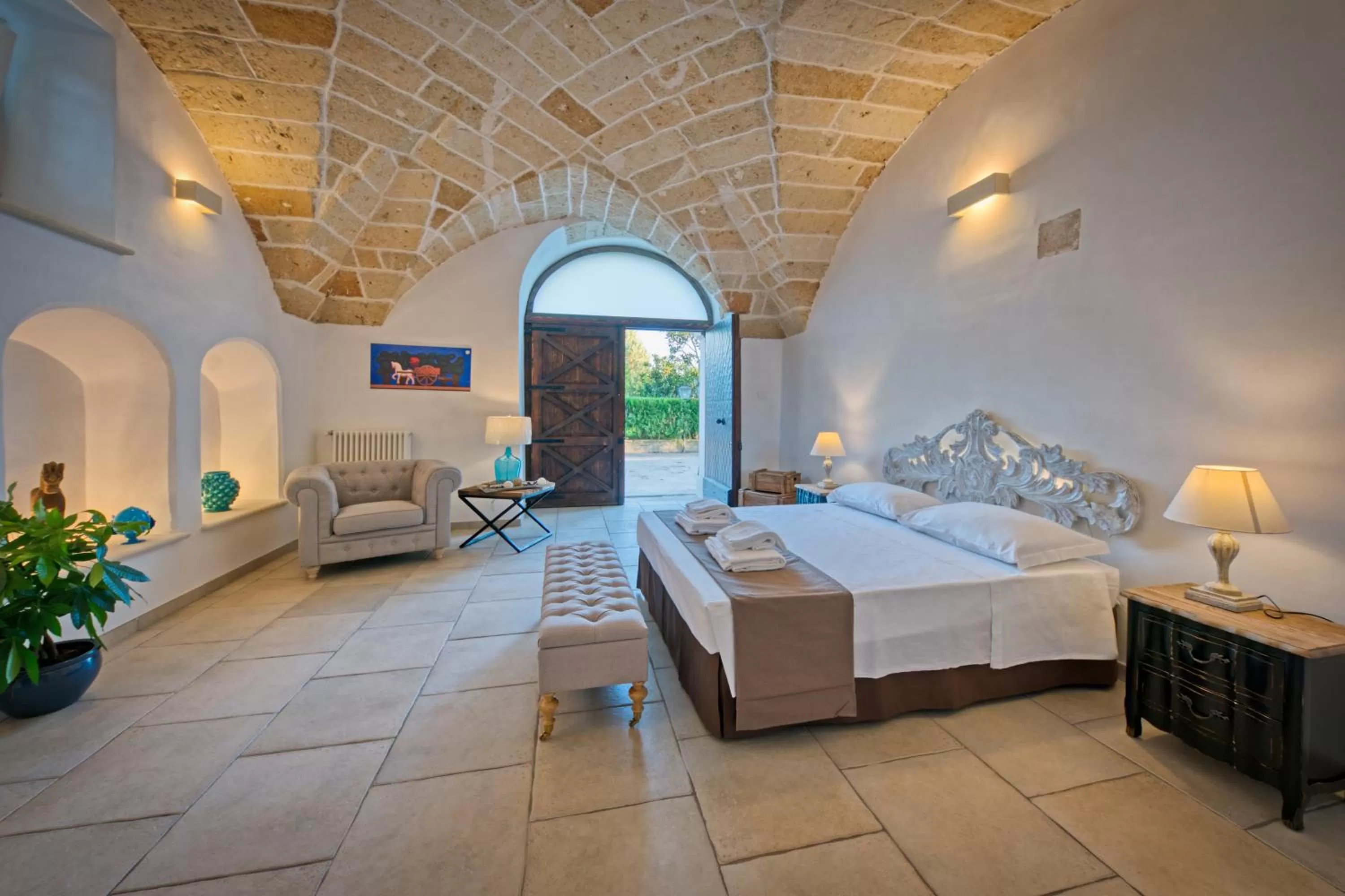 Bedroom, Bed in b&b Casale Vecchio Lecce