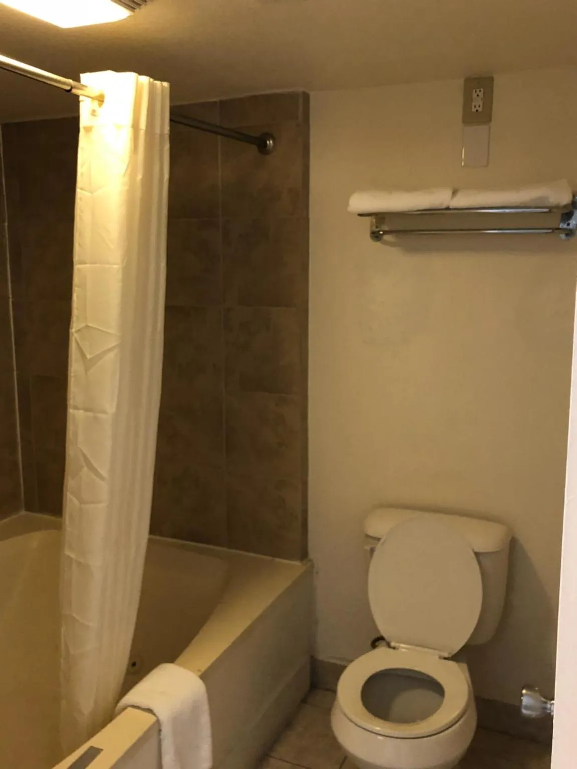 Toilet in Super 8 by Wyndham Augusta