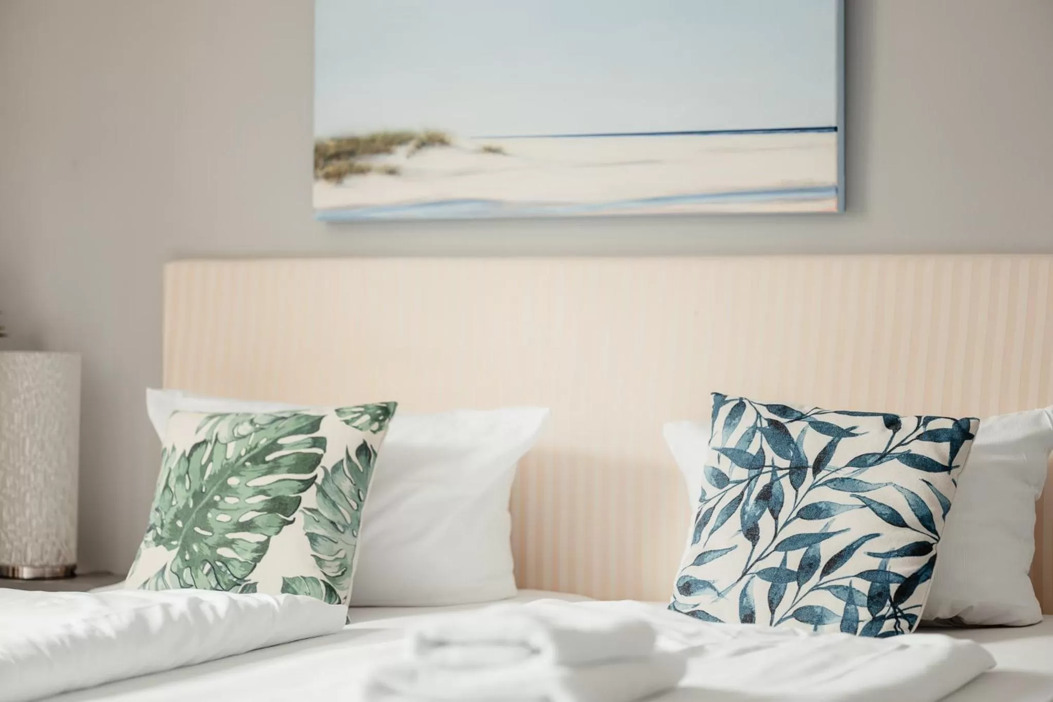 Photo of the whole room, Bed in Hotel 'Das Strandhaus'