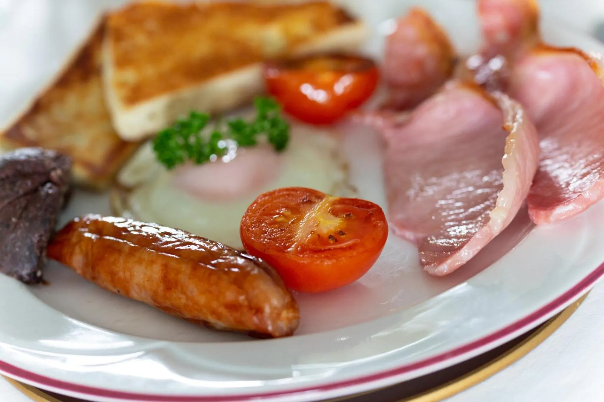 Food close-up in Shelleven Guest House