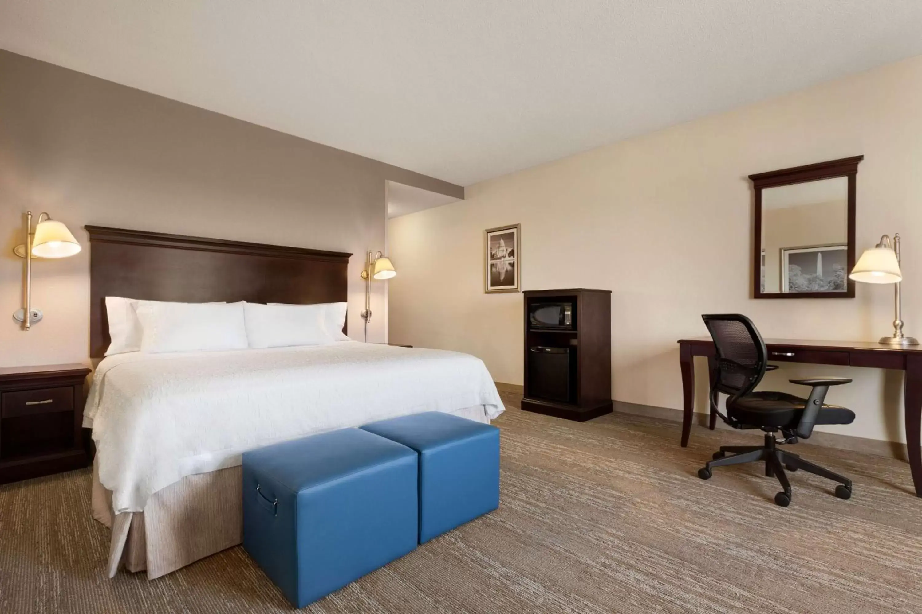 King Room with Bath - Hearing Accessible/Non-Smoking in Hampton Inn & Suites Washington-Dulles International Airport King Room with Bath - Hearing Accessible/Non-Smoking in Hampton Inn & Suites Washington-Dulles International Airport