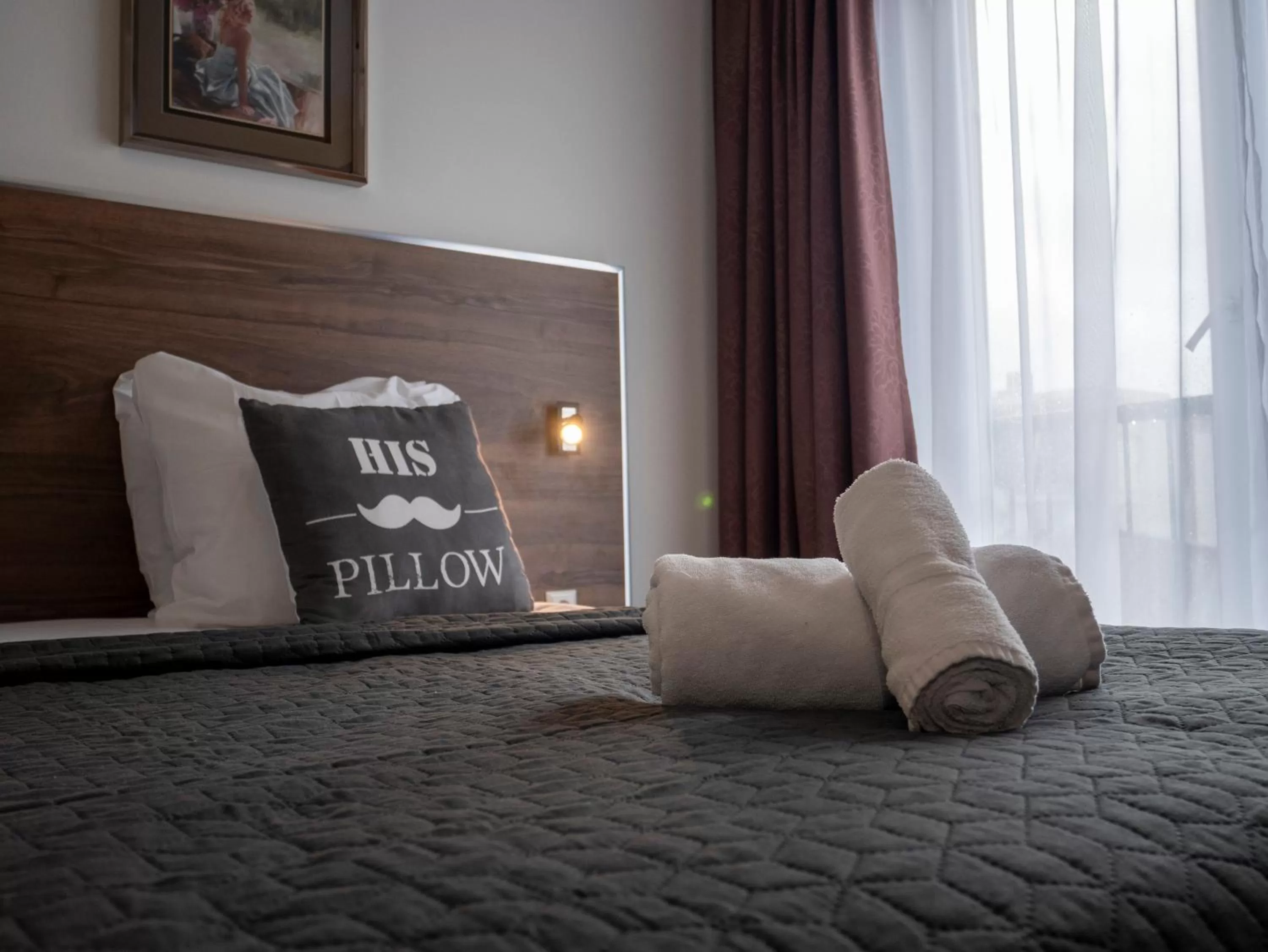 Bed in Hotel Hague Center