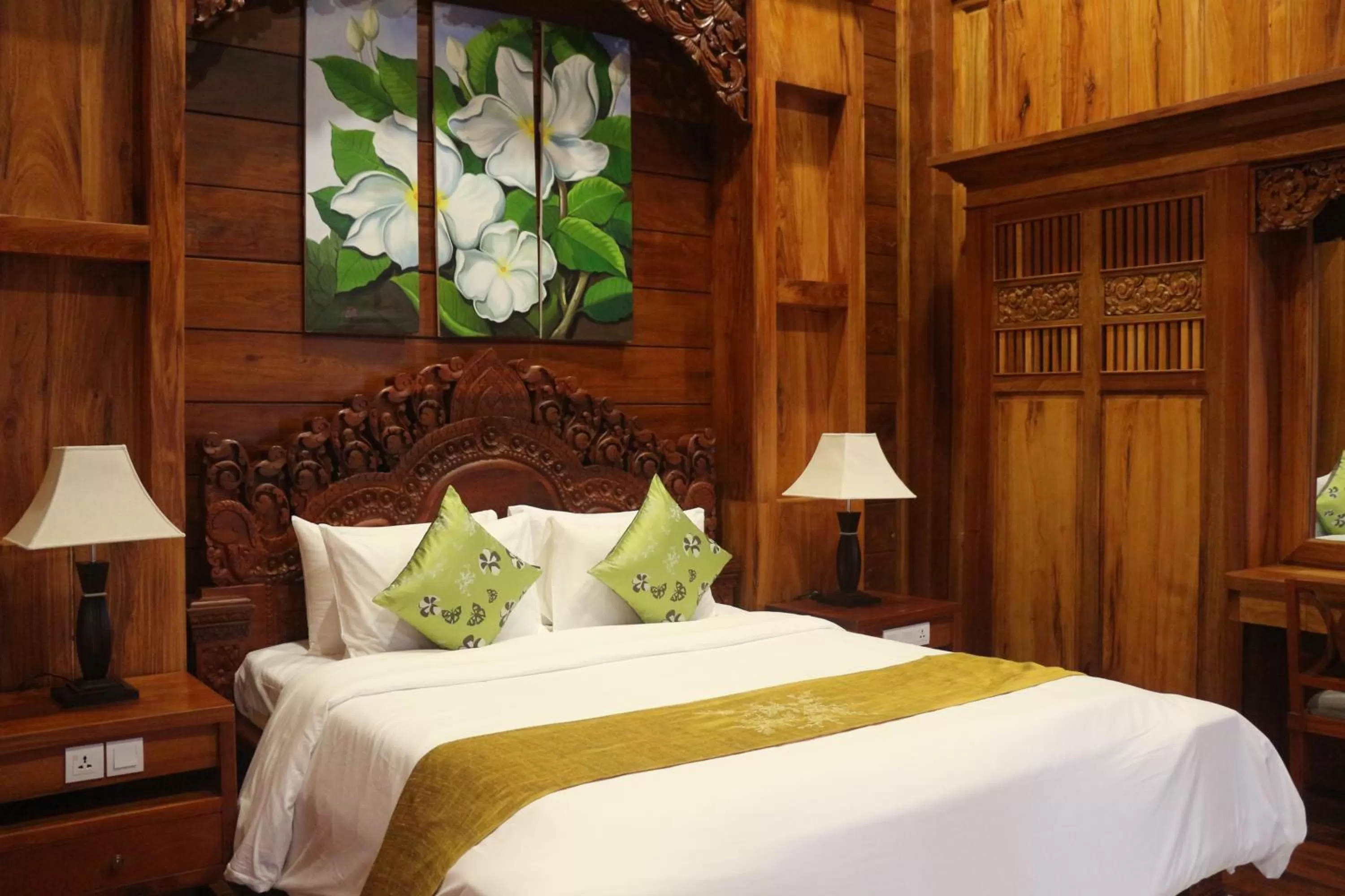 Bedroom, Bed in Try Palace Resort-Kep
