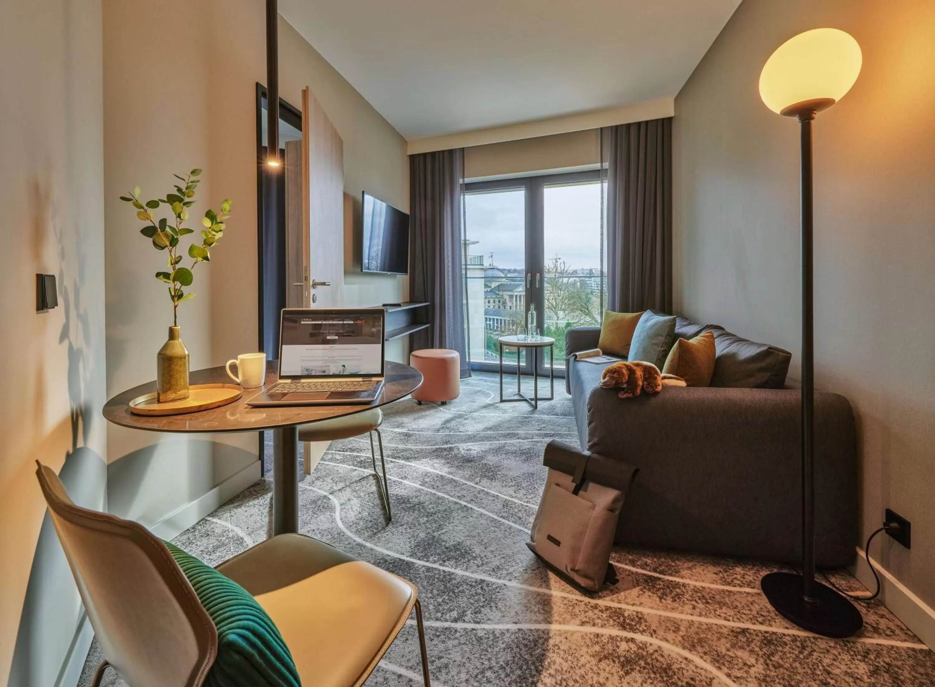 Bedroom in Adina Apartment Hotel Wiesbaden