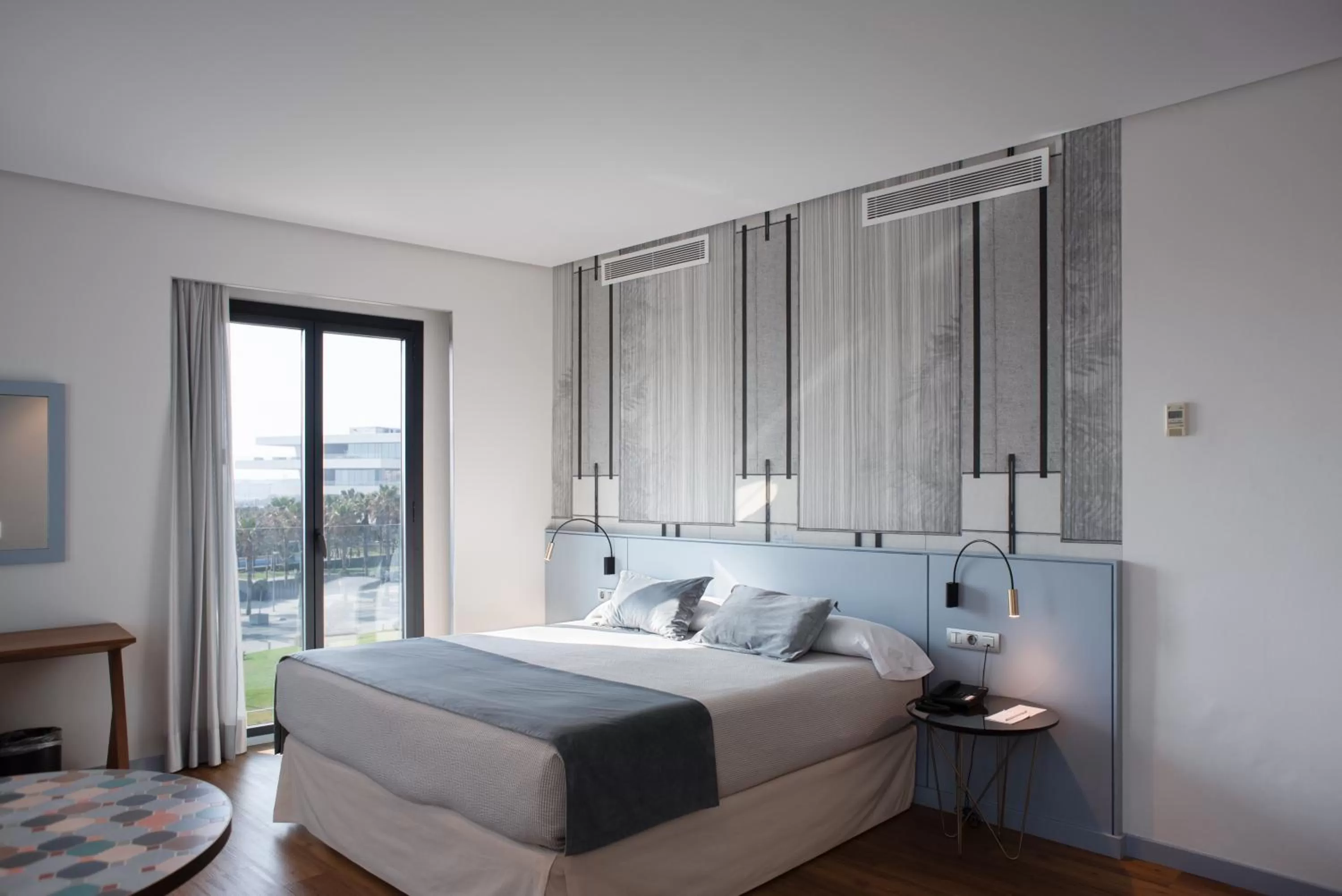 Bed in Hotel Neptuno Playa & Spa