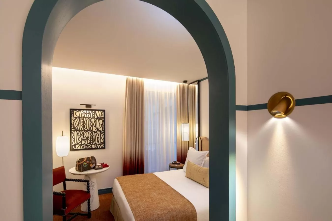 Bedroom, Bed in Hôtel Bel Ami