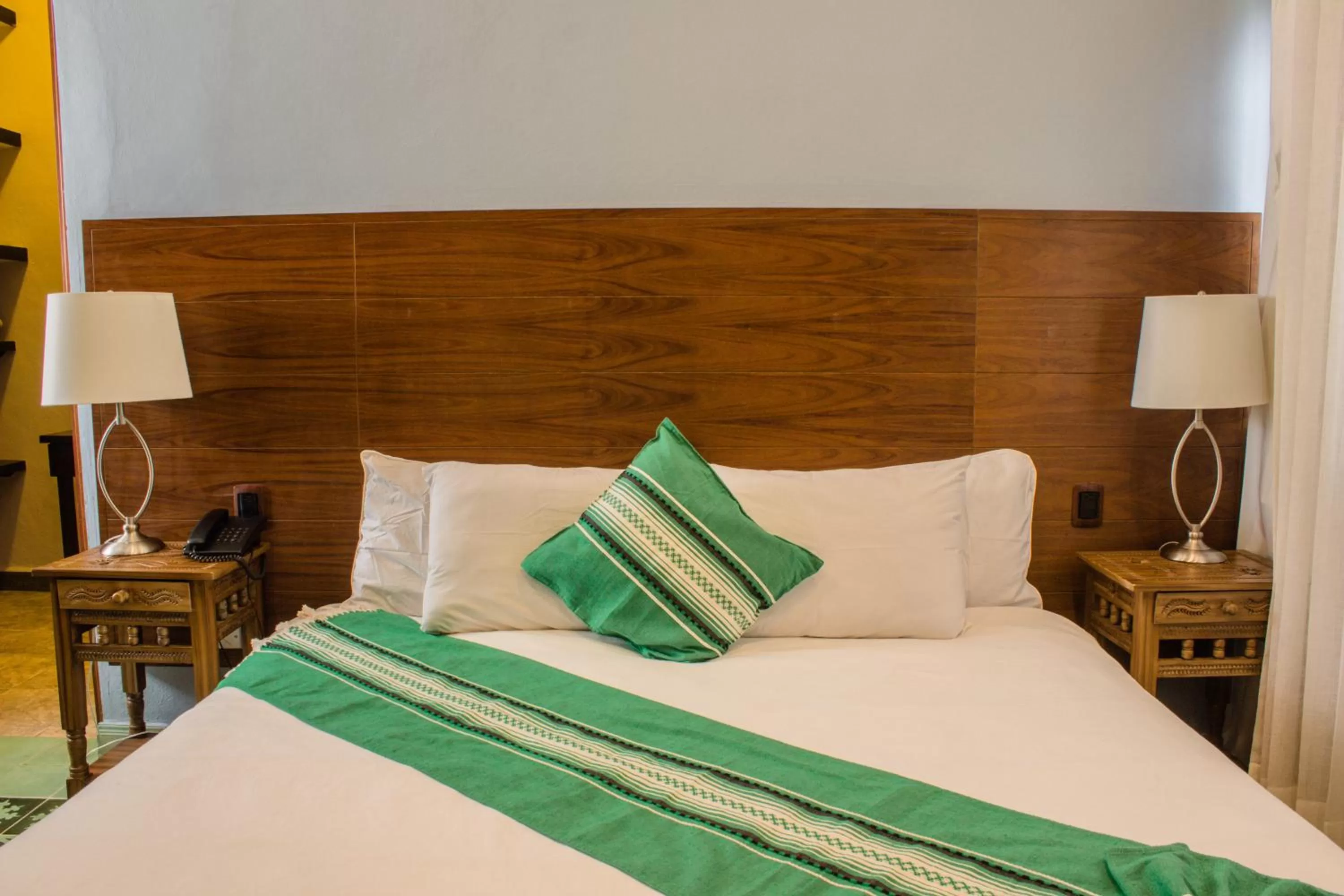 Bed in Hotel Marionetas