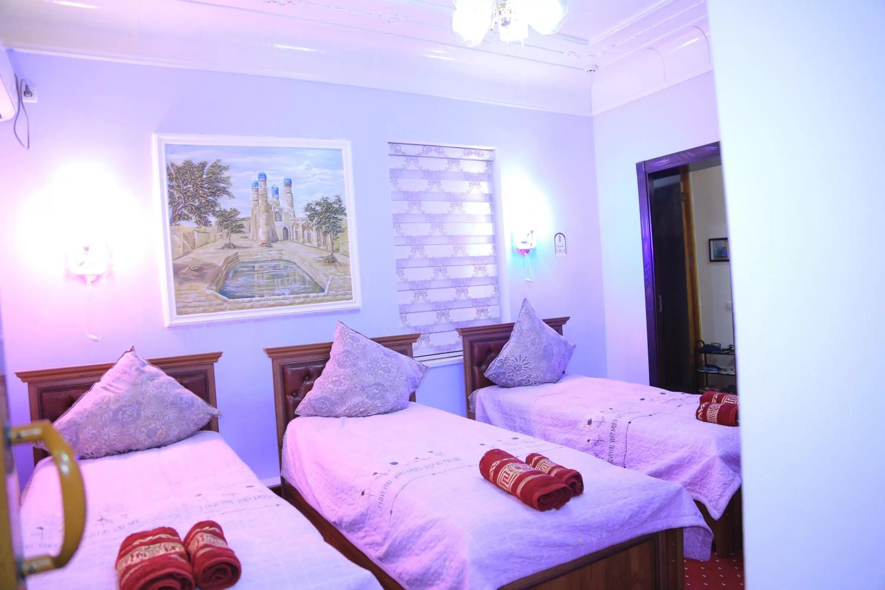 Bedroom, Bed in Alliance hotel bukhara