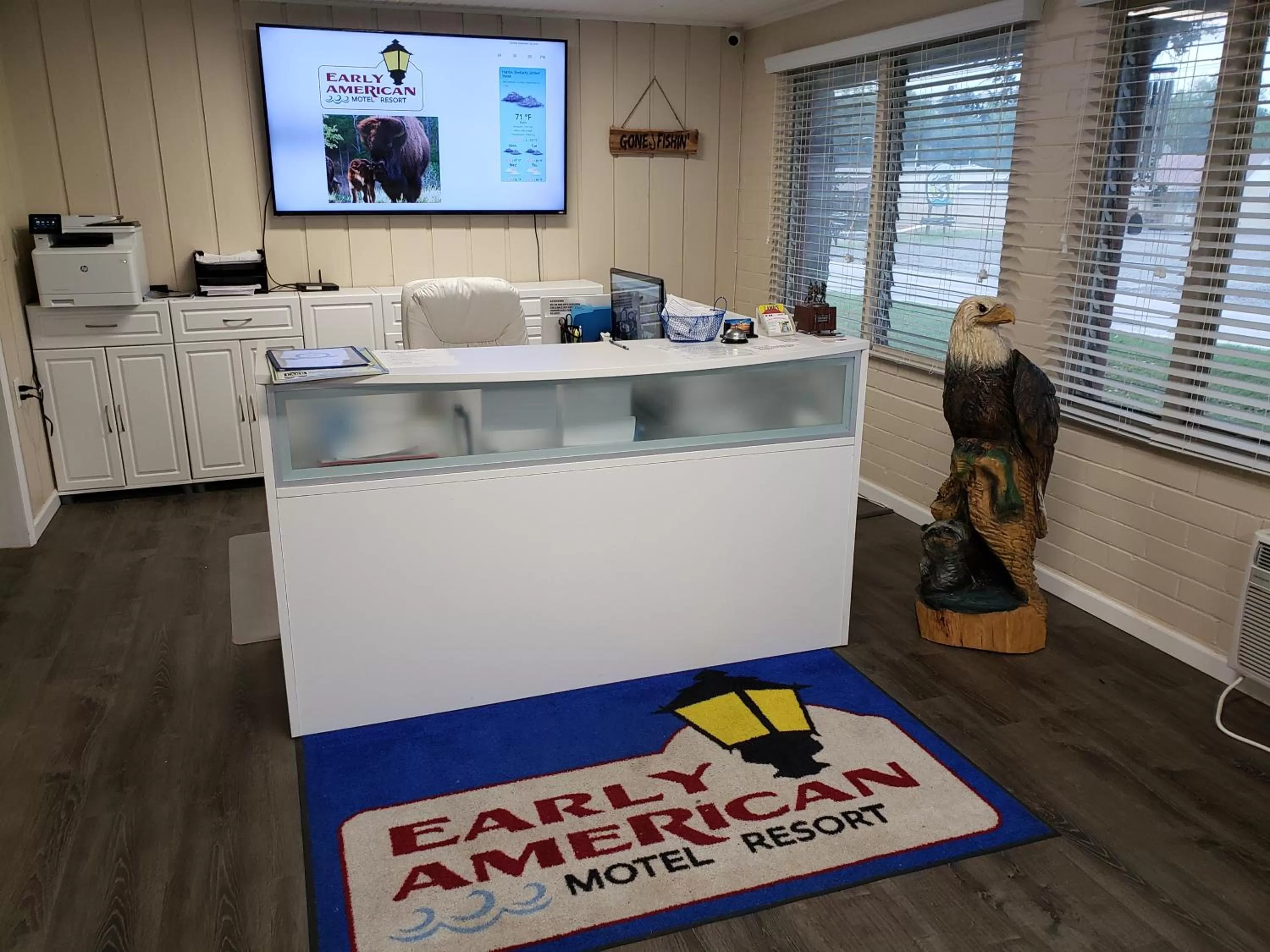 Lobby or reception in Early American Motel