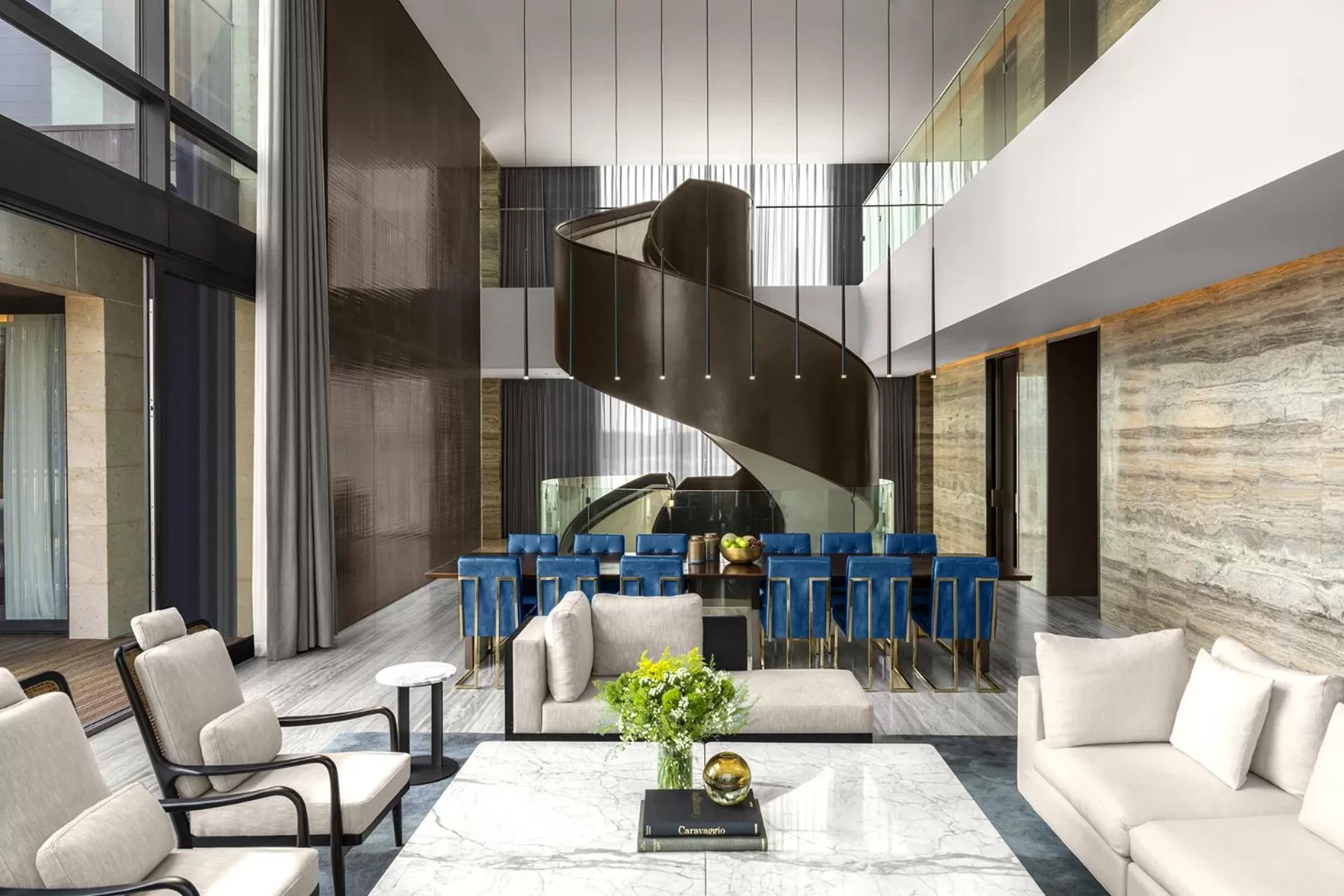 Dining area in Shilla Monogram Danang