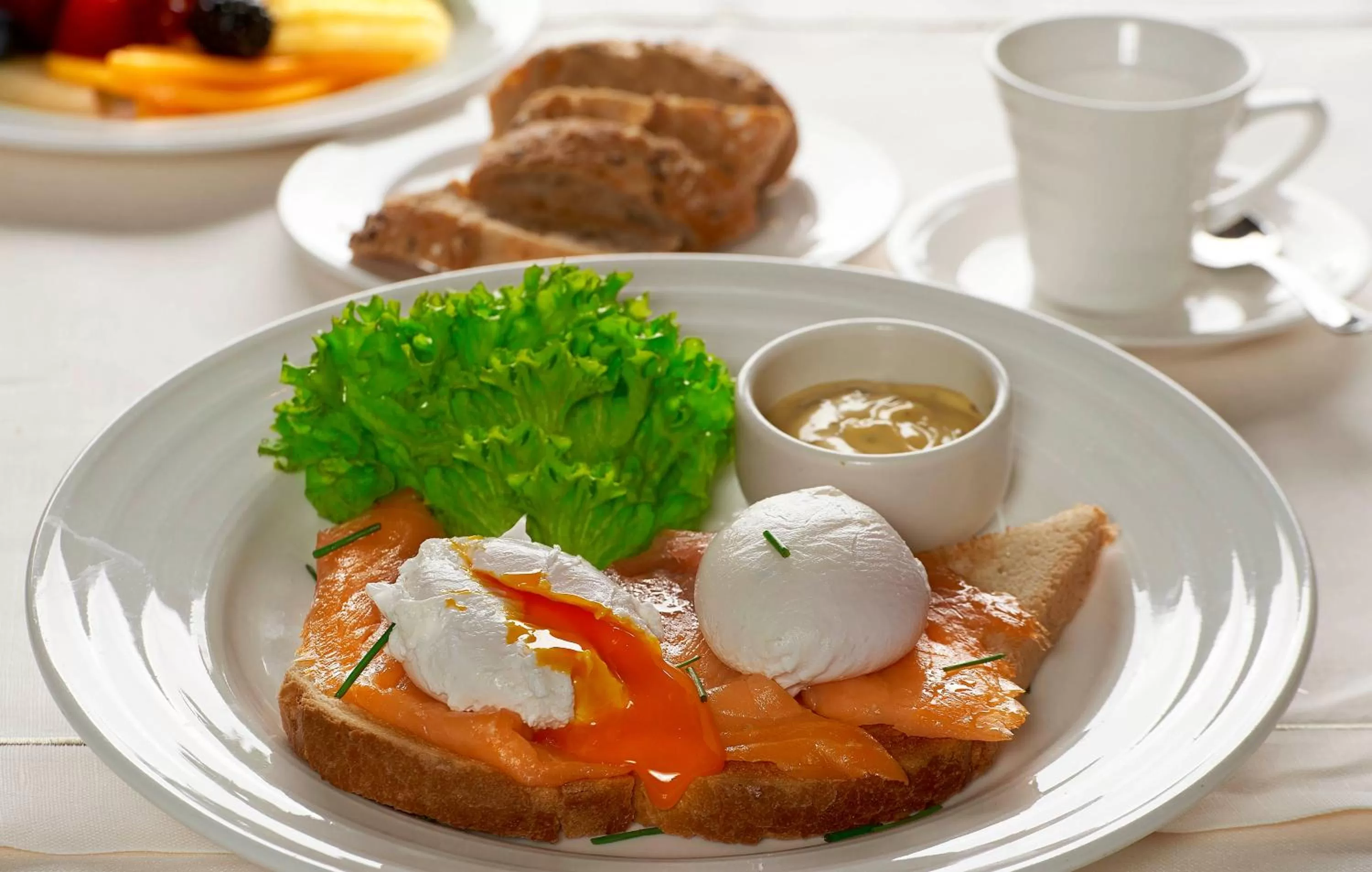 Continental breakfast in Harry's Bar Trevi Hotel & Restaurant