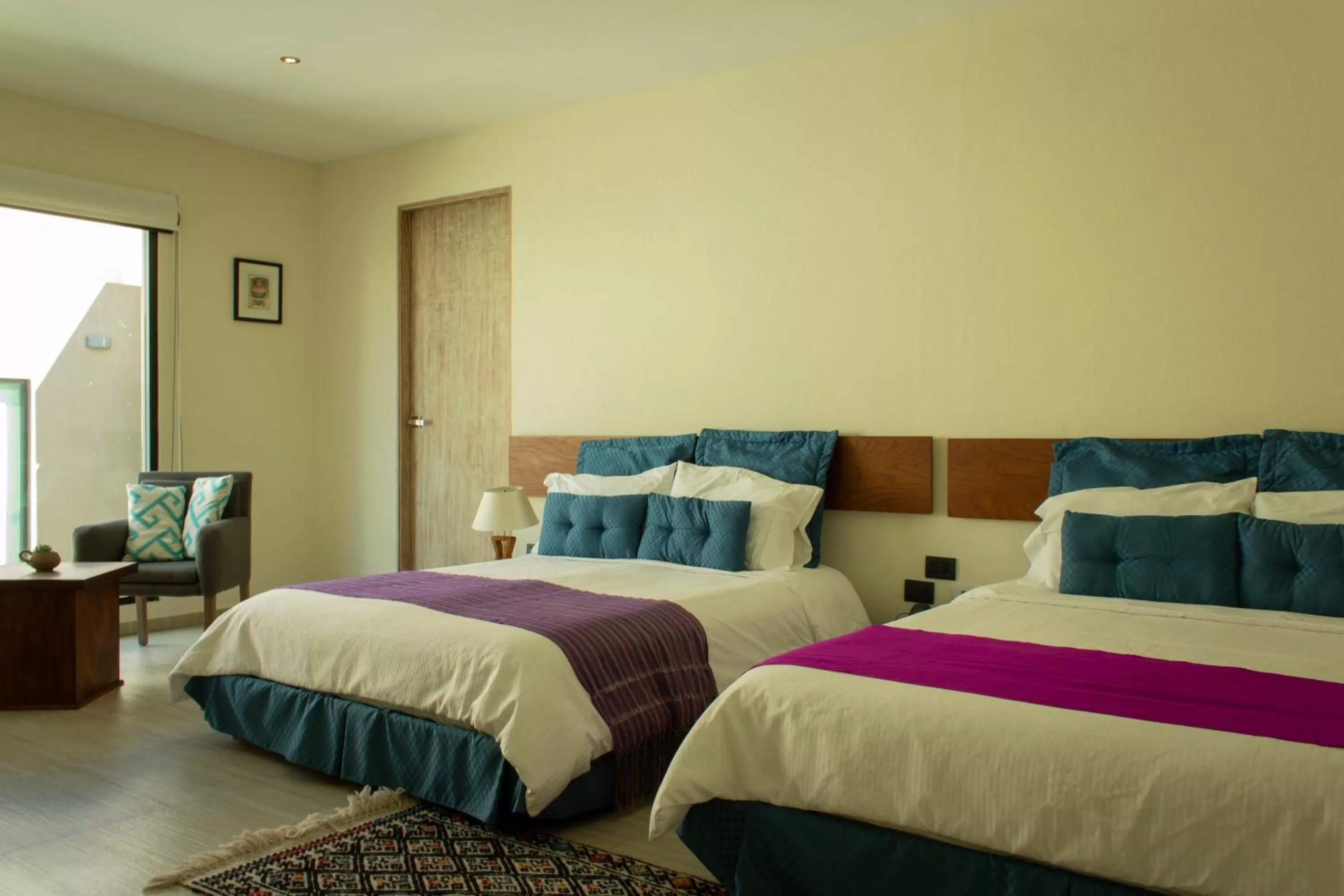 Bedroom, Bed in Hotel Nak'An Secreto Maya