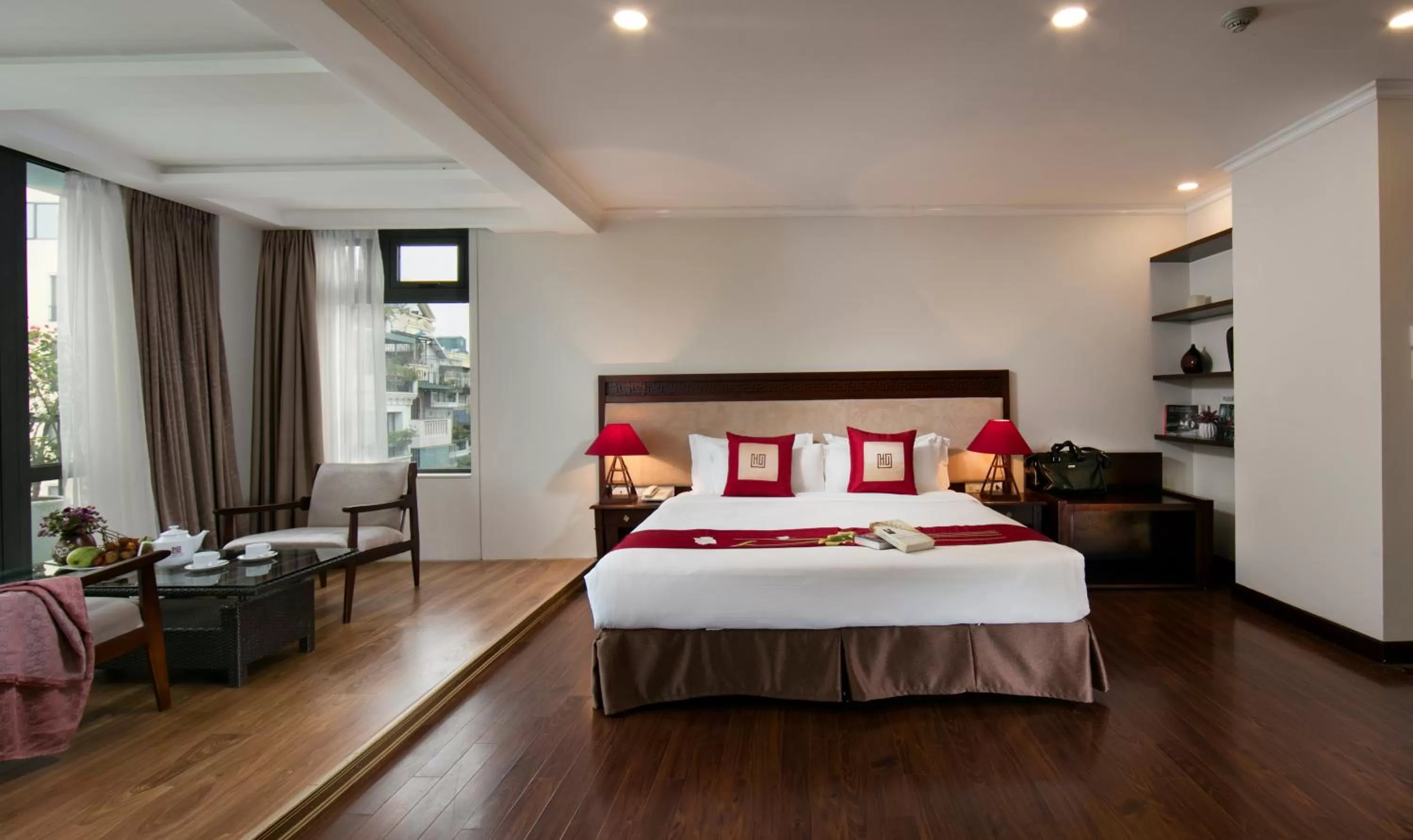 Bed in Au Coeur d'Hanoi Boutique Hotel