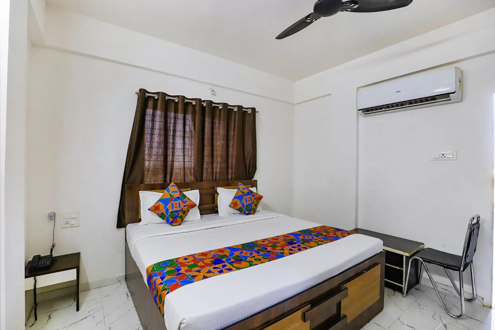 Bed in FabHotel Elite Palm