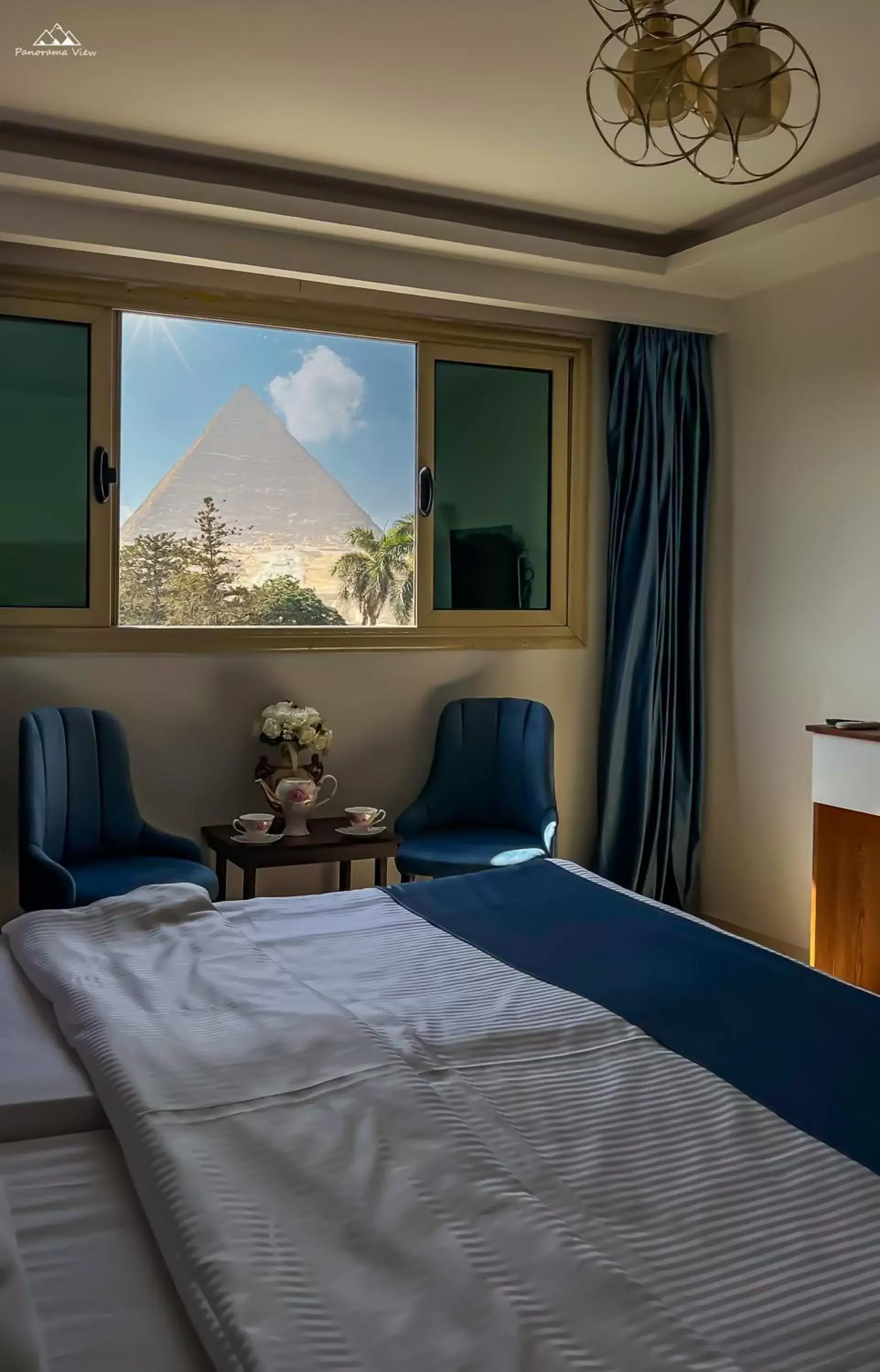 Deluxe Double or Twin Room with Pyramids View in PANORAMA view pyramids Deluxe Double or Twin Room with Pyramids View in PANORAMA view pyramids