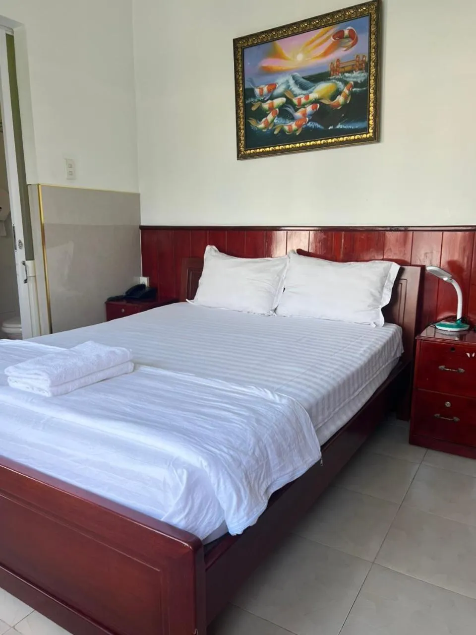 Photo of the whole room, Bed in Kim Long Hotel