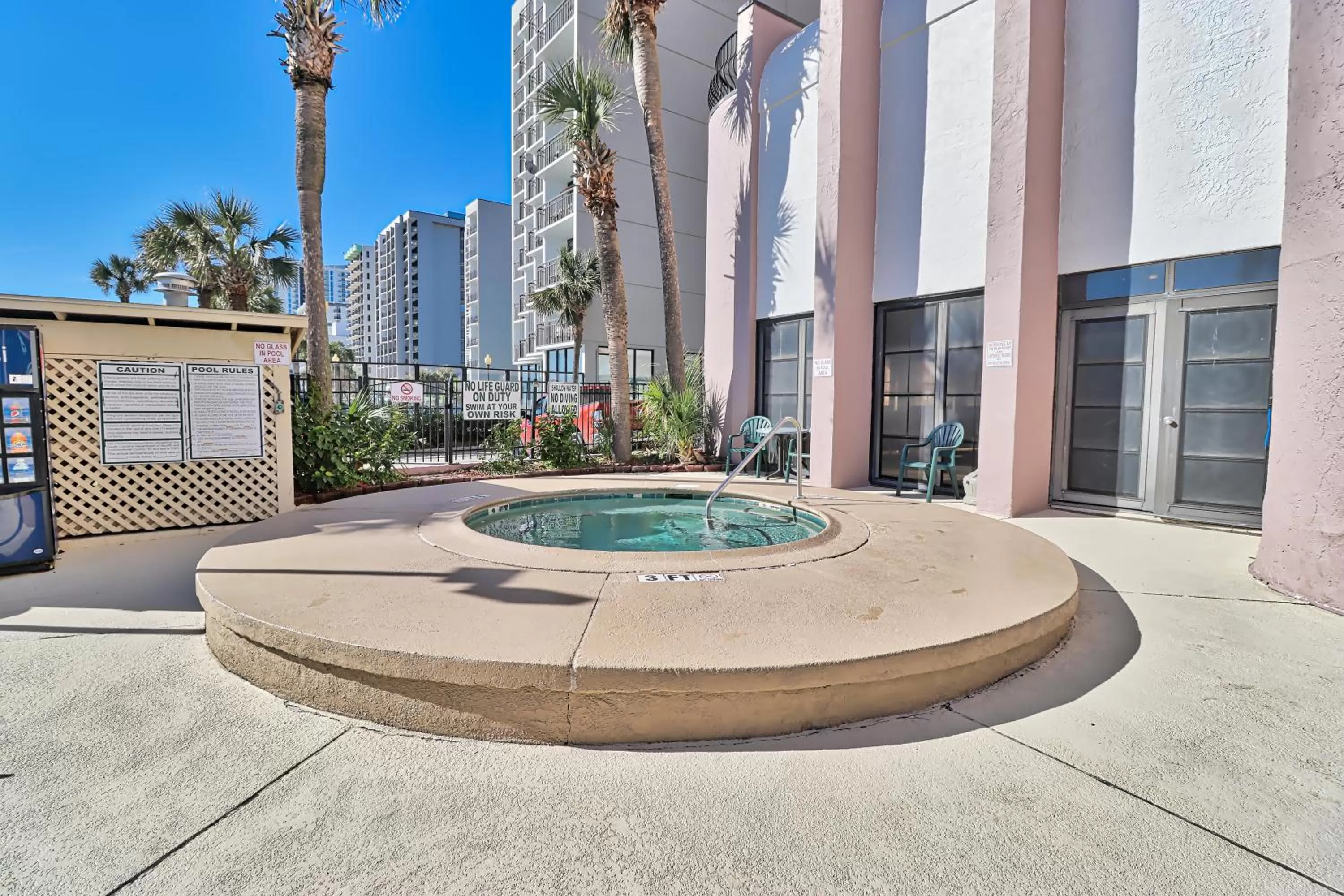 Sauna in Suites at the Beach