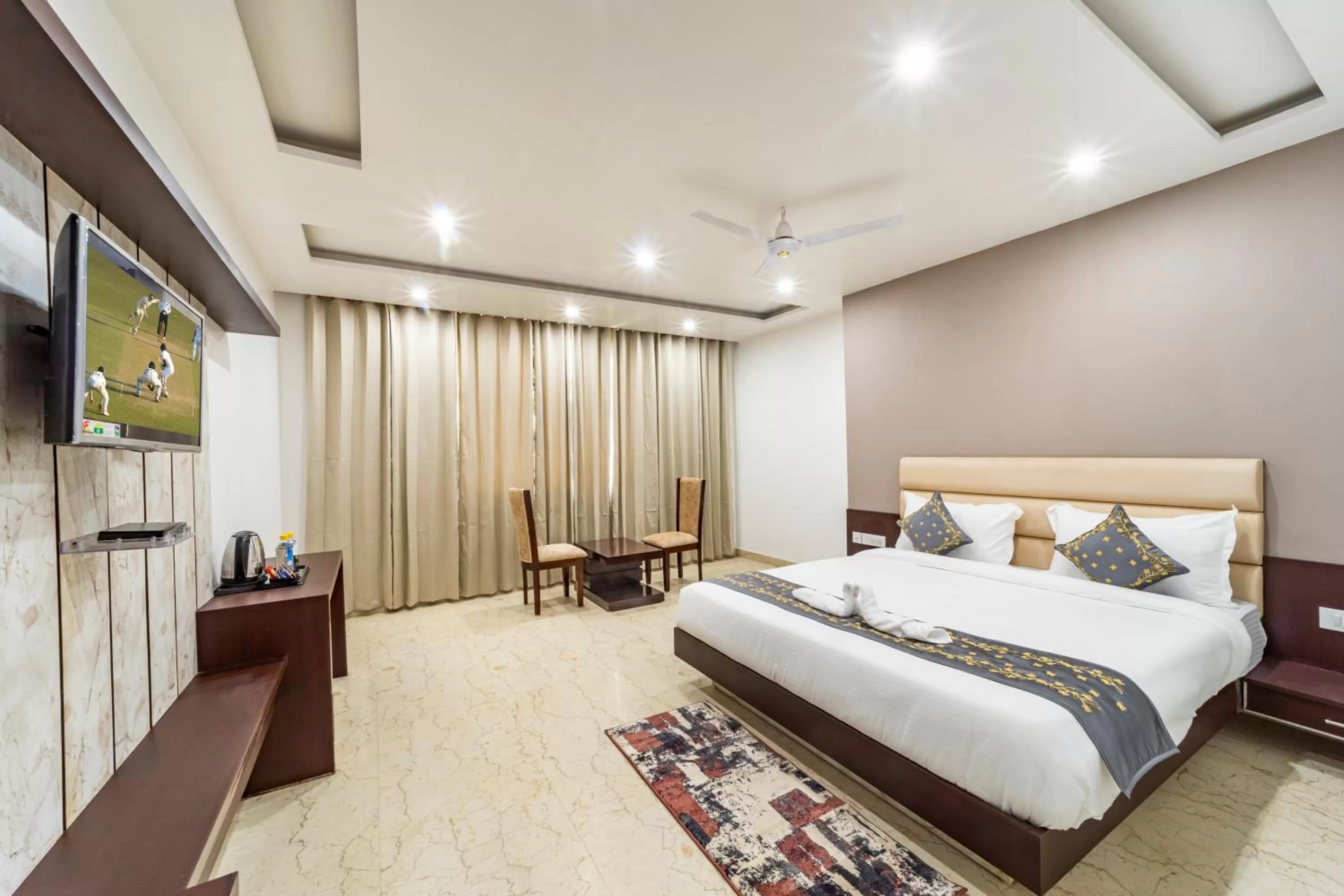 Photo of the whole room in Hotel Trimurti