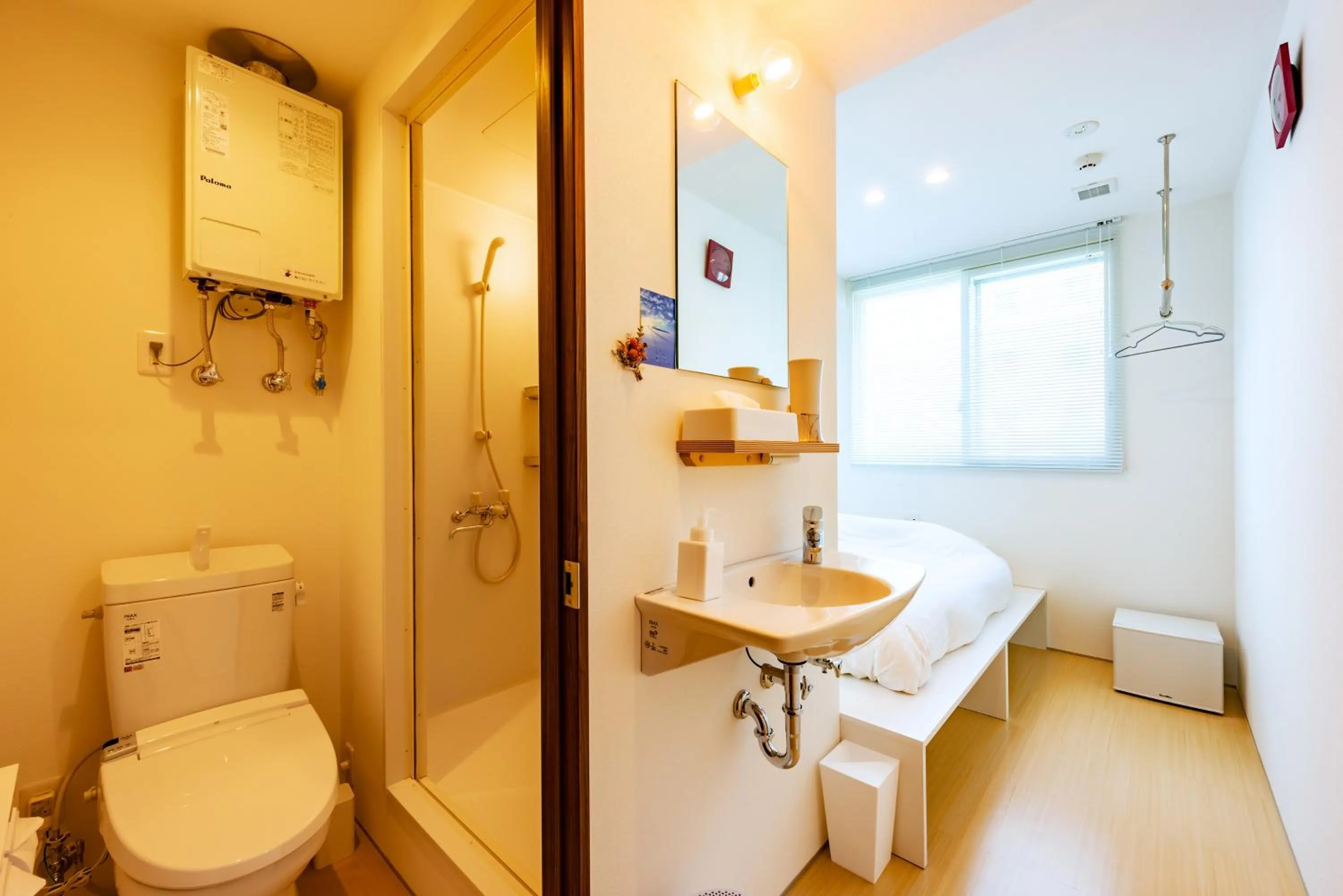 Shower in plat hostel keikyu sapporo sky