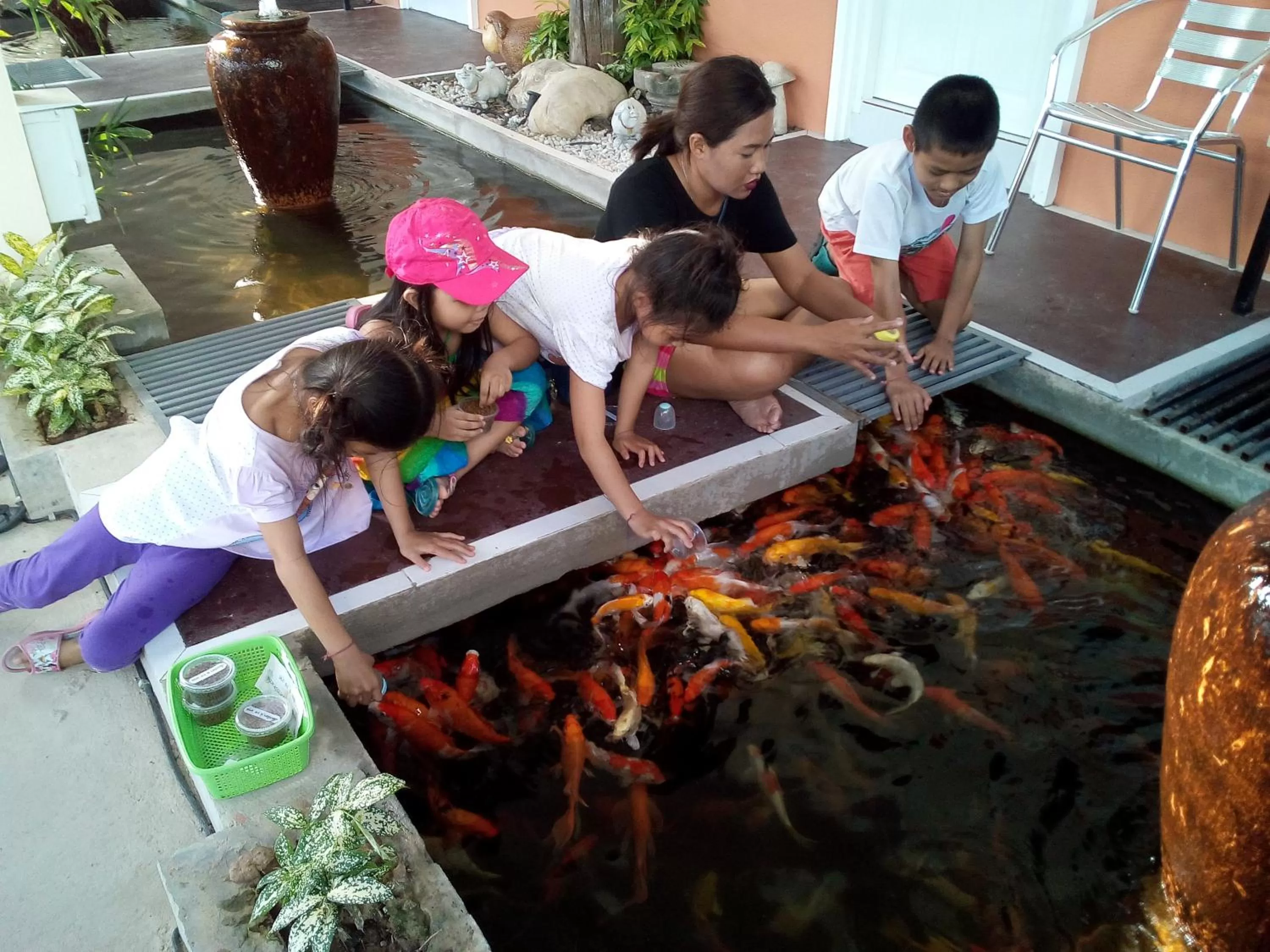 Balcony/Terrace, Children in Fancy Carp Resort