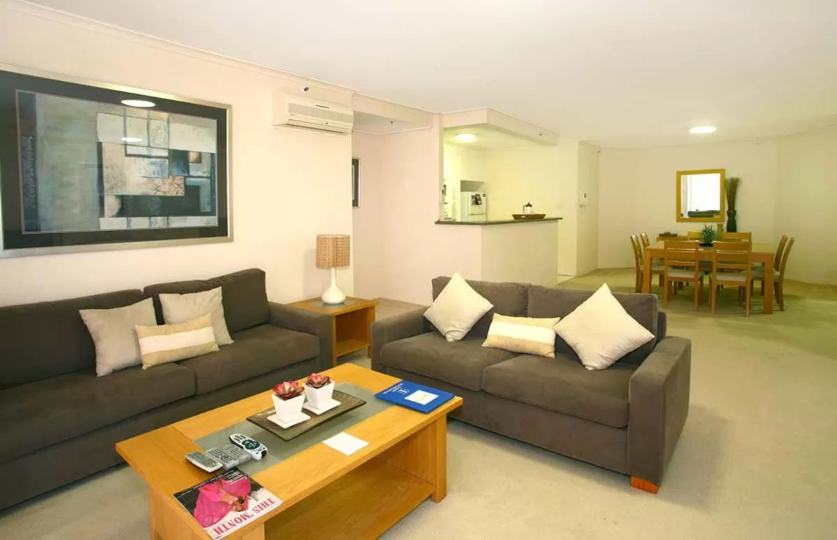 Living room in Ocean Sands Resort