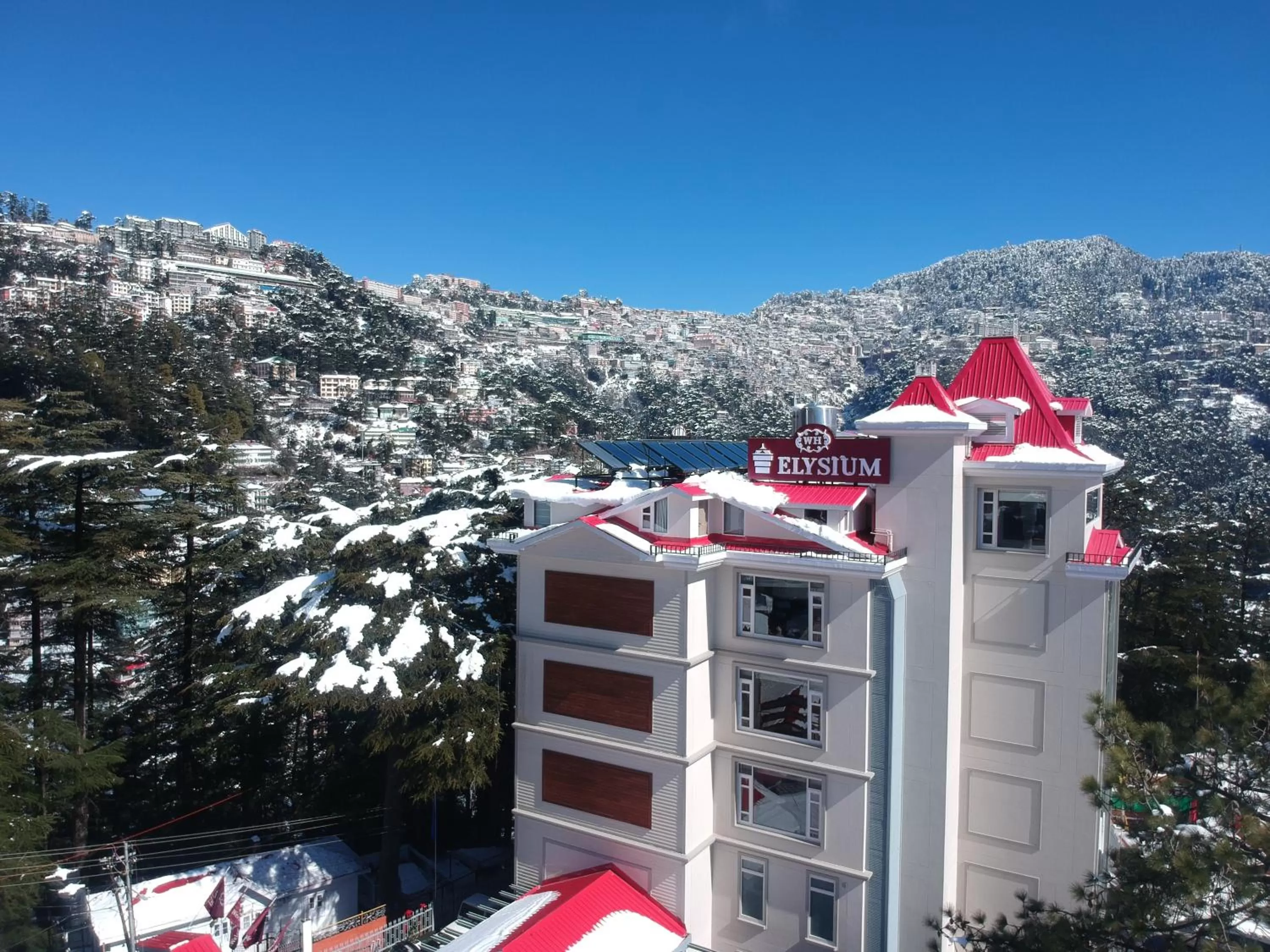 Property building in WelcomHeritage Elysium Resort & Spa