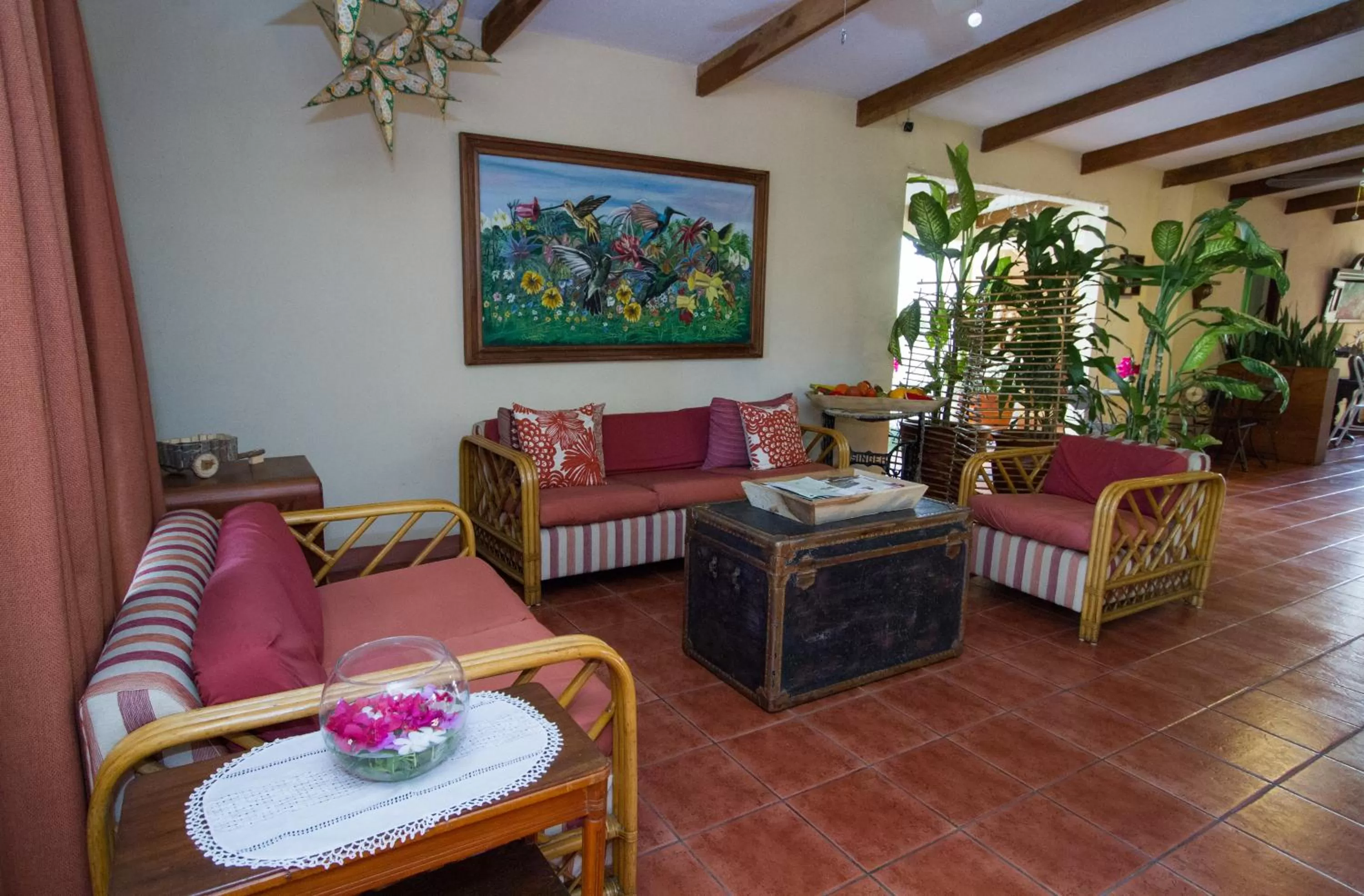 Decorative detail, Seating Area in Hotel Colibri