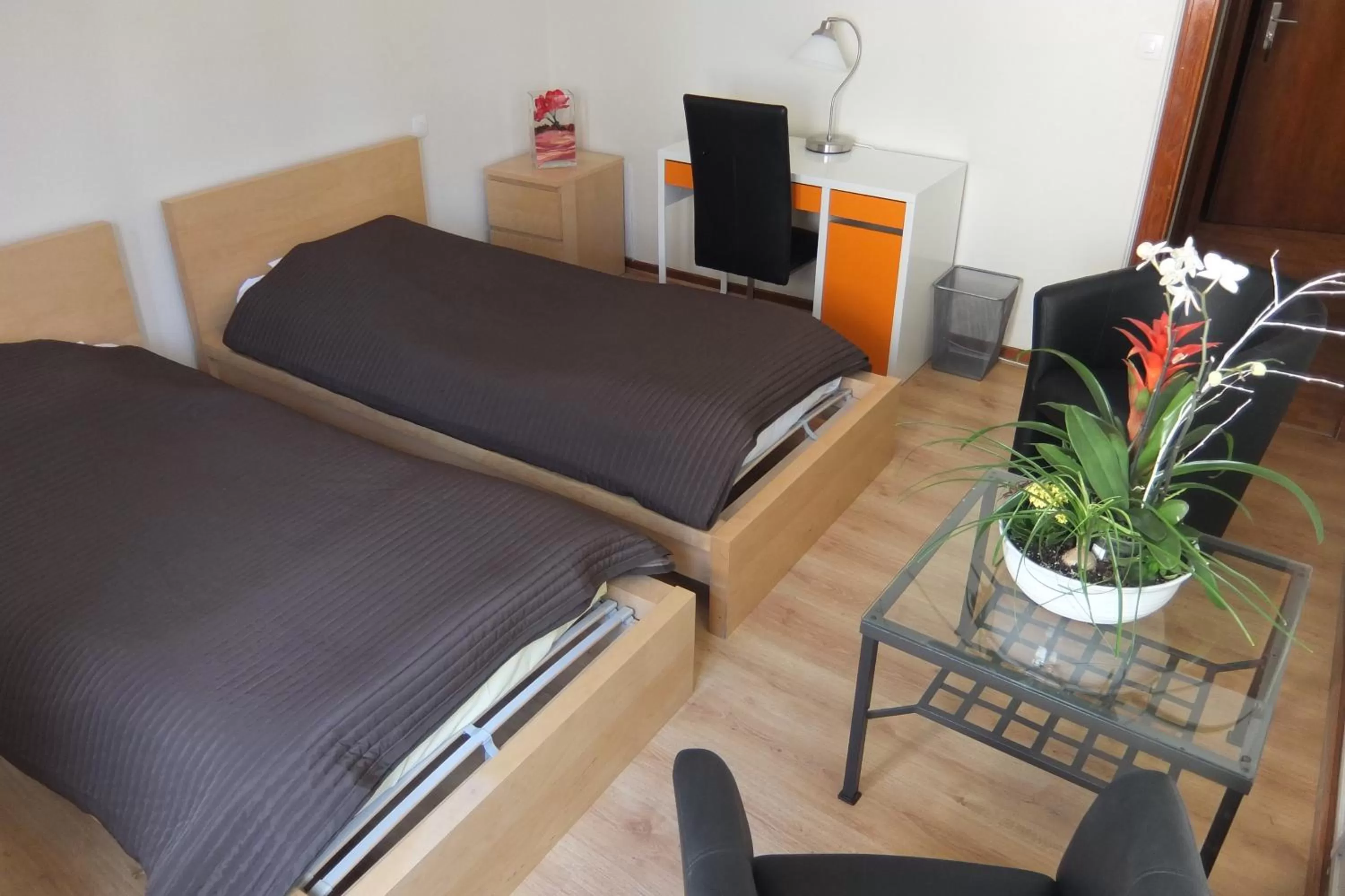 Bed in Mei Hôtel-Restaurant