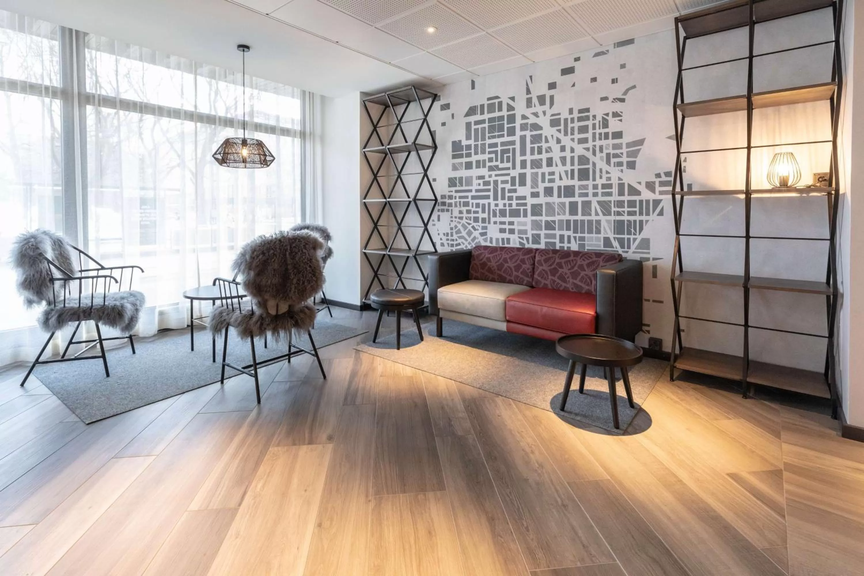 Lobby or reception in Scandic Kallio