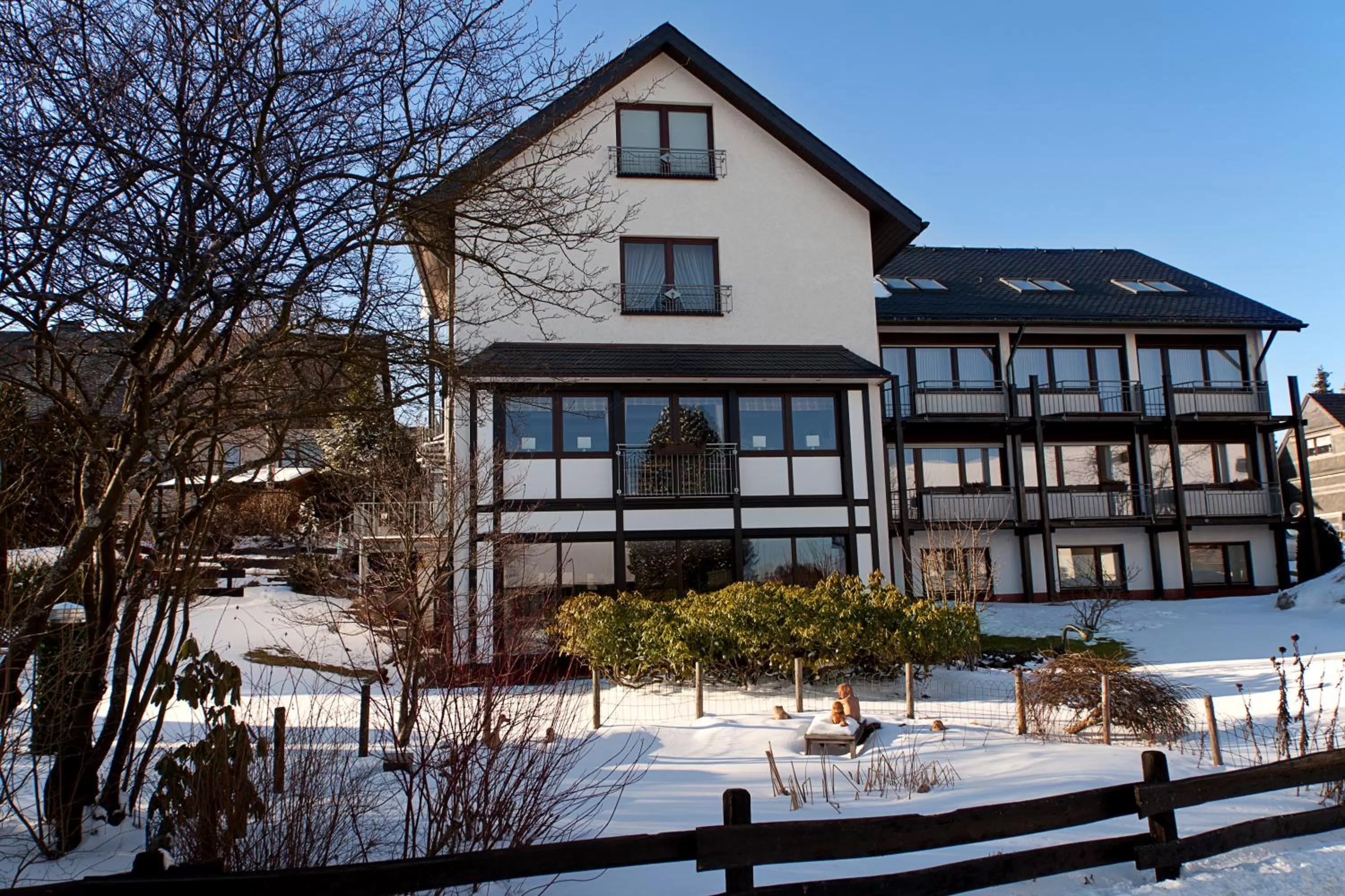 Property building in Hotel Haus Andrea