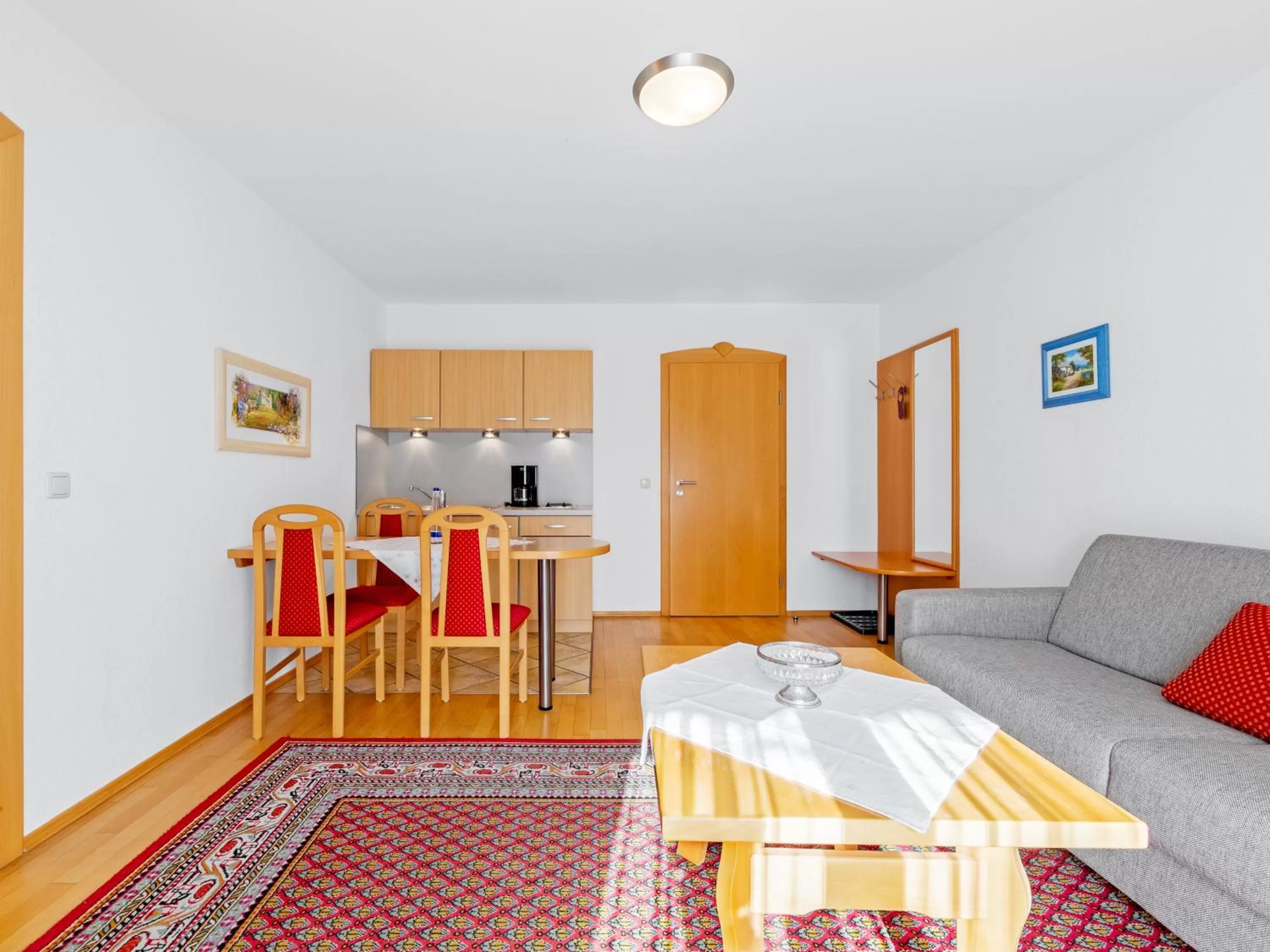 Kitchen or kitchenette in Landhotel Gabriele