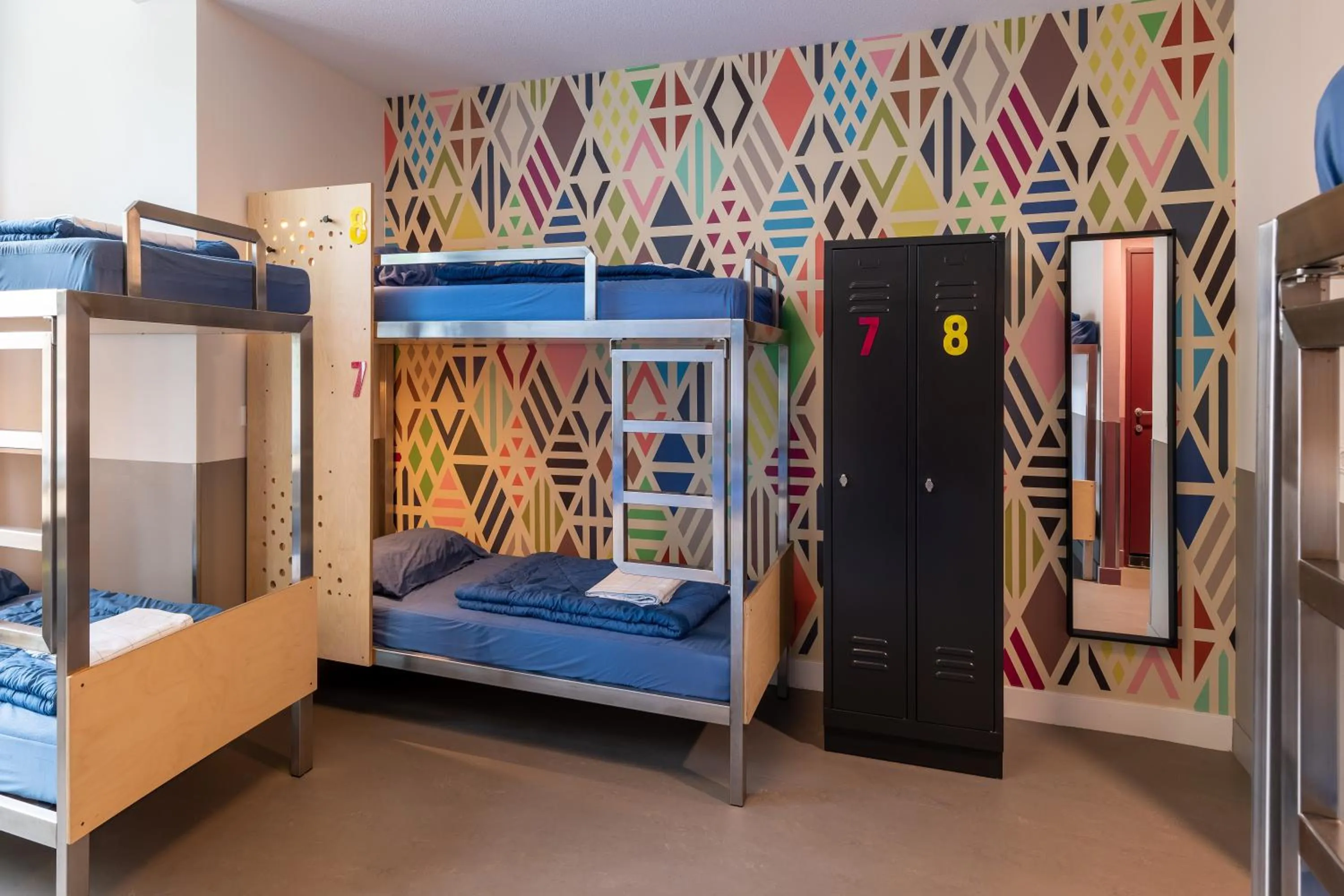 Bedroom, Bed in Stayokay Hostel Amsterdam Vondelpark